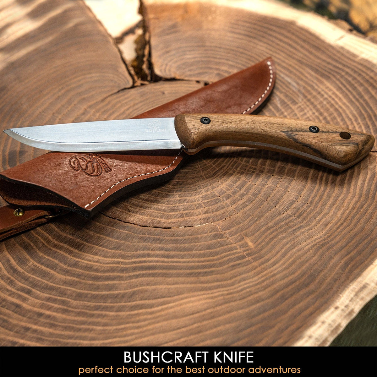 Coltello da bushcraft BSH1 Dune con fodero