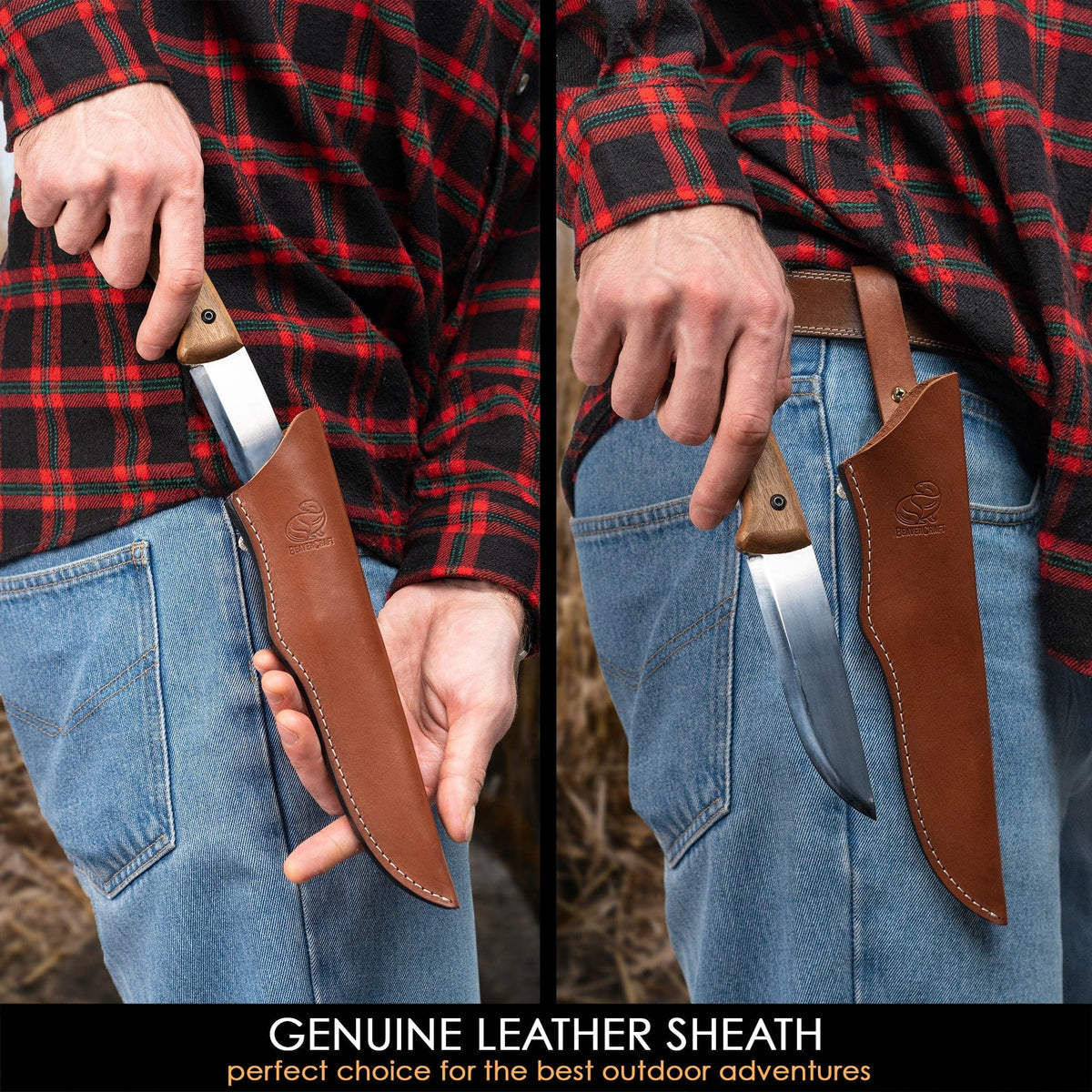 Coltello da bushcraft BSH1 Dune con fodero