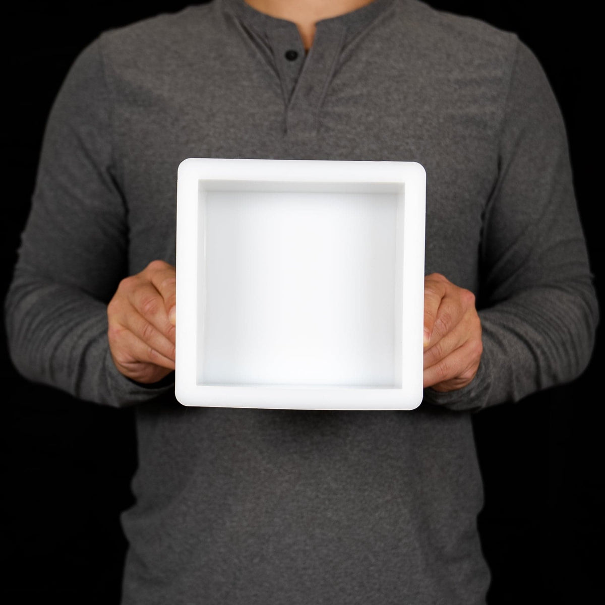 Stampo in silicone quadrato (152x152x76mm)