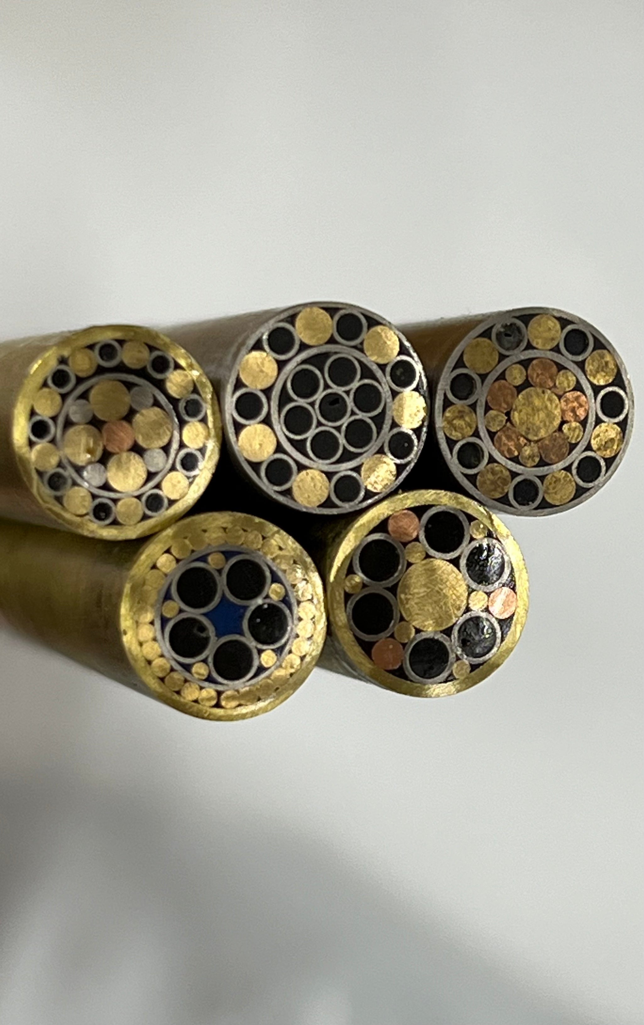 Perno a mosaico 9,5 mm Decorazione per manico