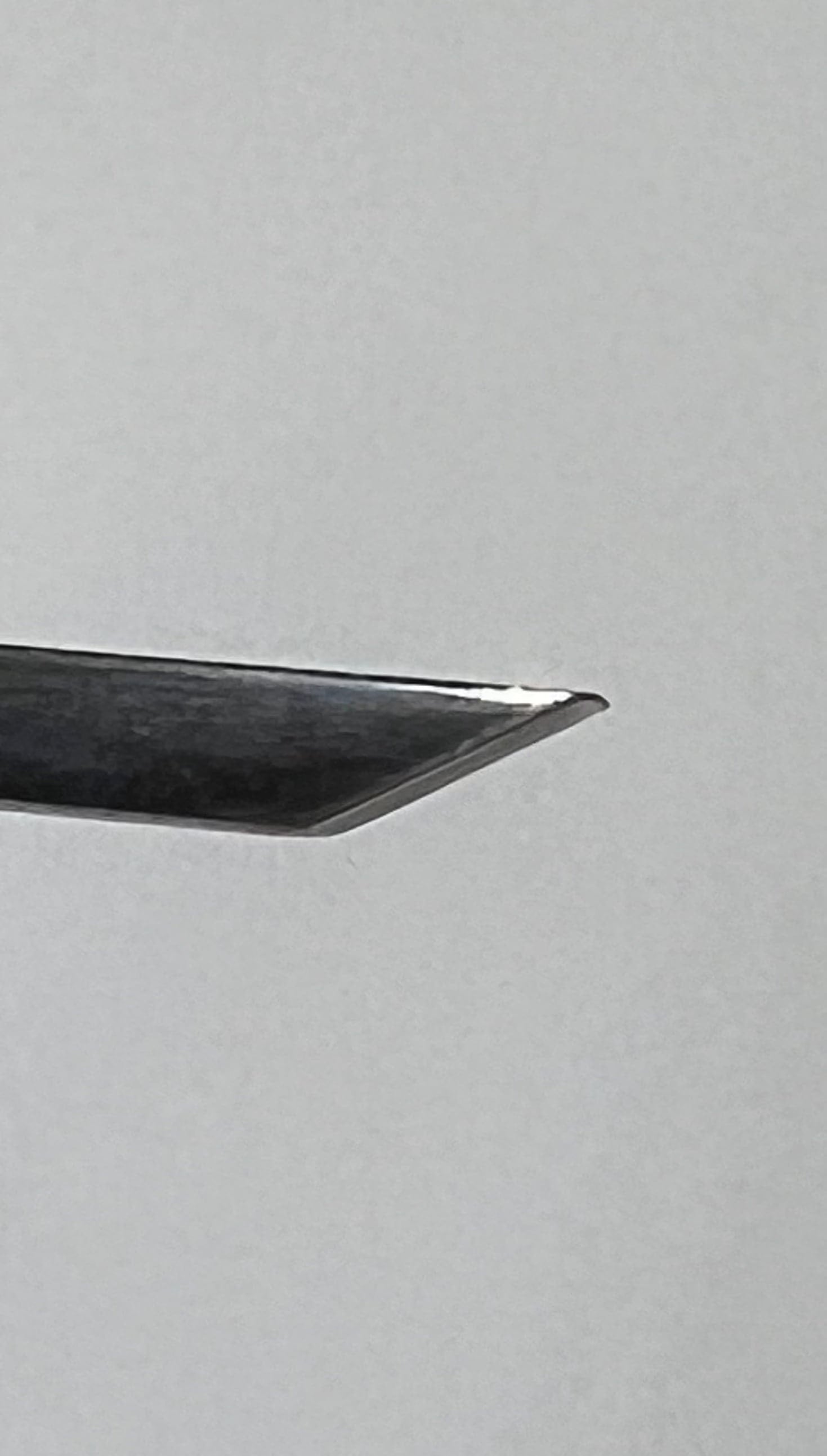 Scalpello per intaglio 75x1mm, lama piatta dritta P1/01 con impugnatura a sfera