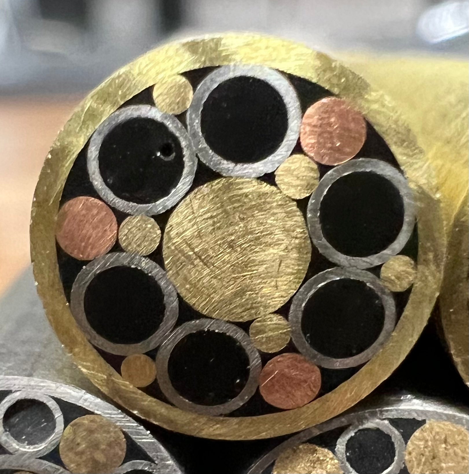 Perno a mosaico 9,5 mm Decorazione per manico