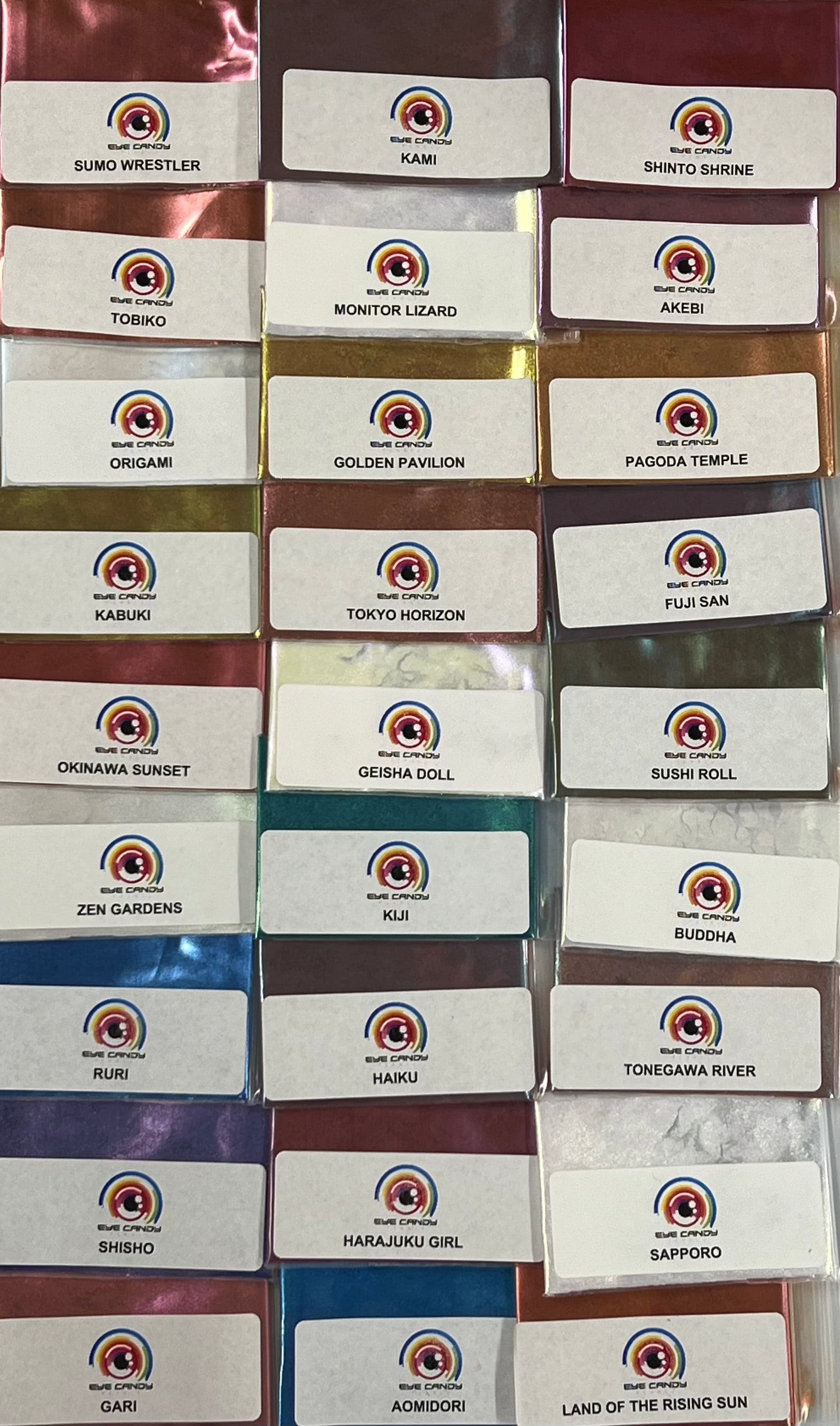 Set di campioni Colorshift 27 Colori - Eye Candy Pigments