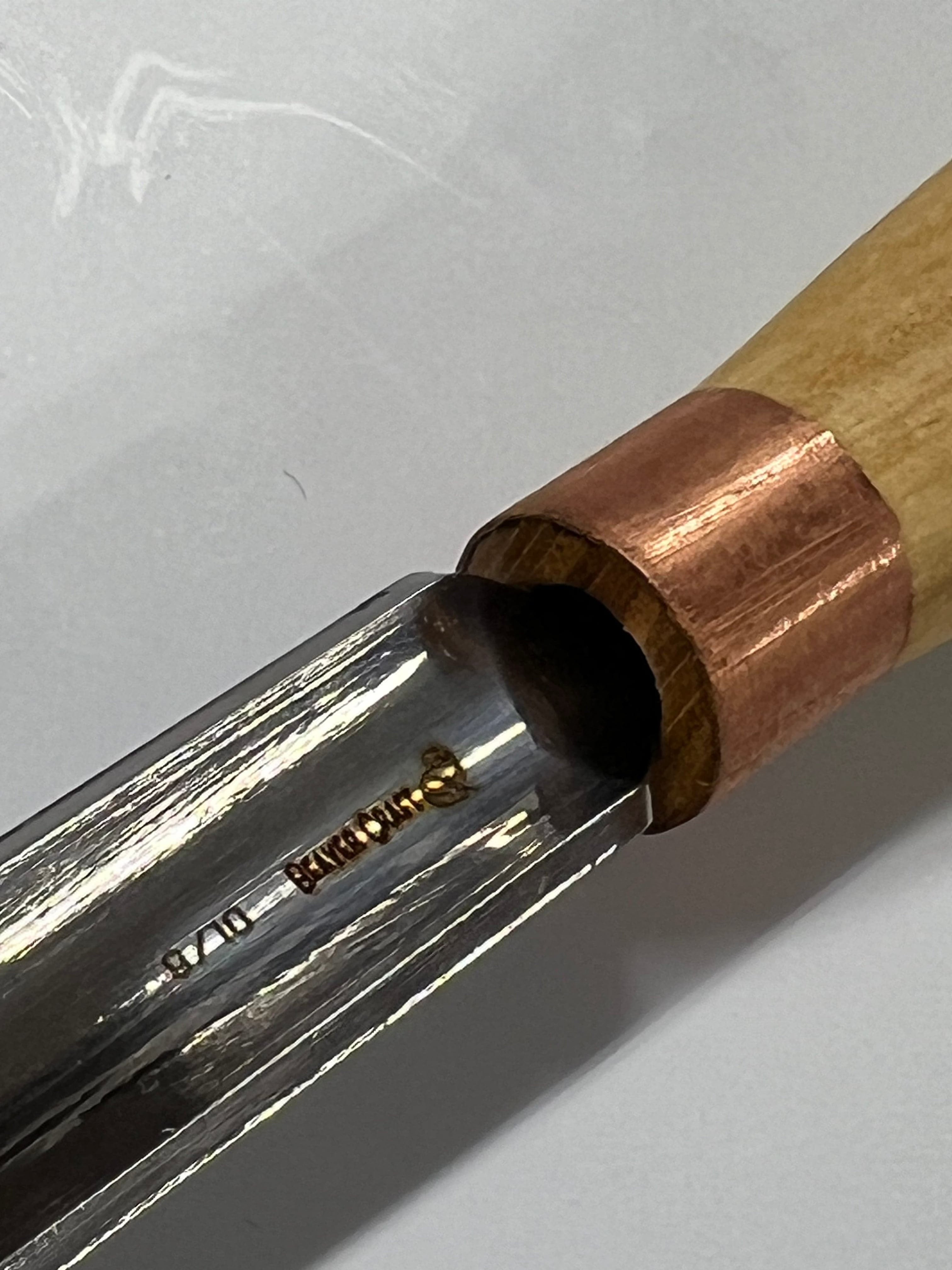 Scalpello per intaglio 80x10mm dritto arrotondato K9/10