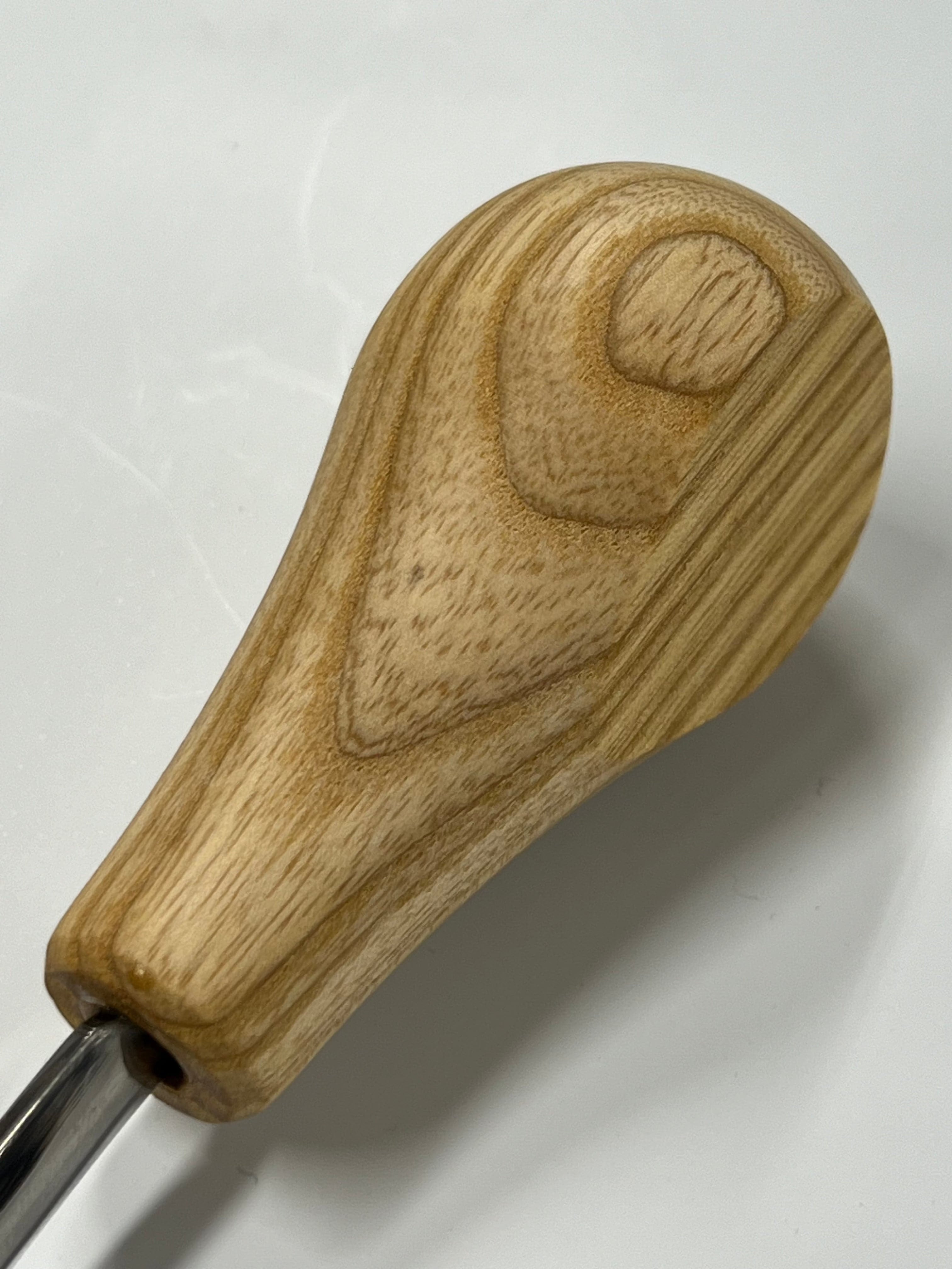 Strozzatrice per legno 75x14mm scalpello dritto arrotondato P8/08 con impugnatura a sfera
