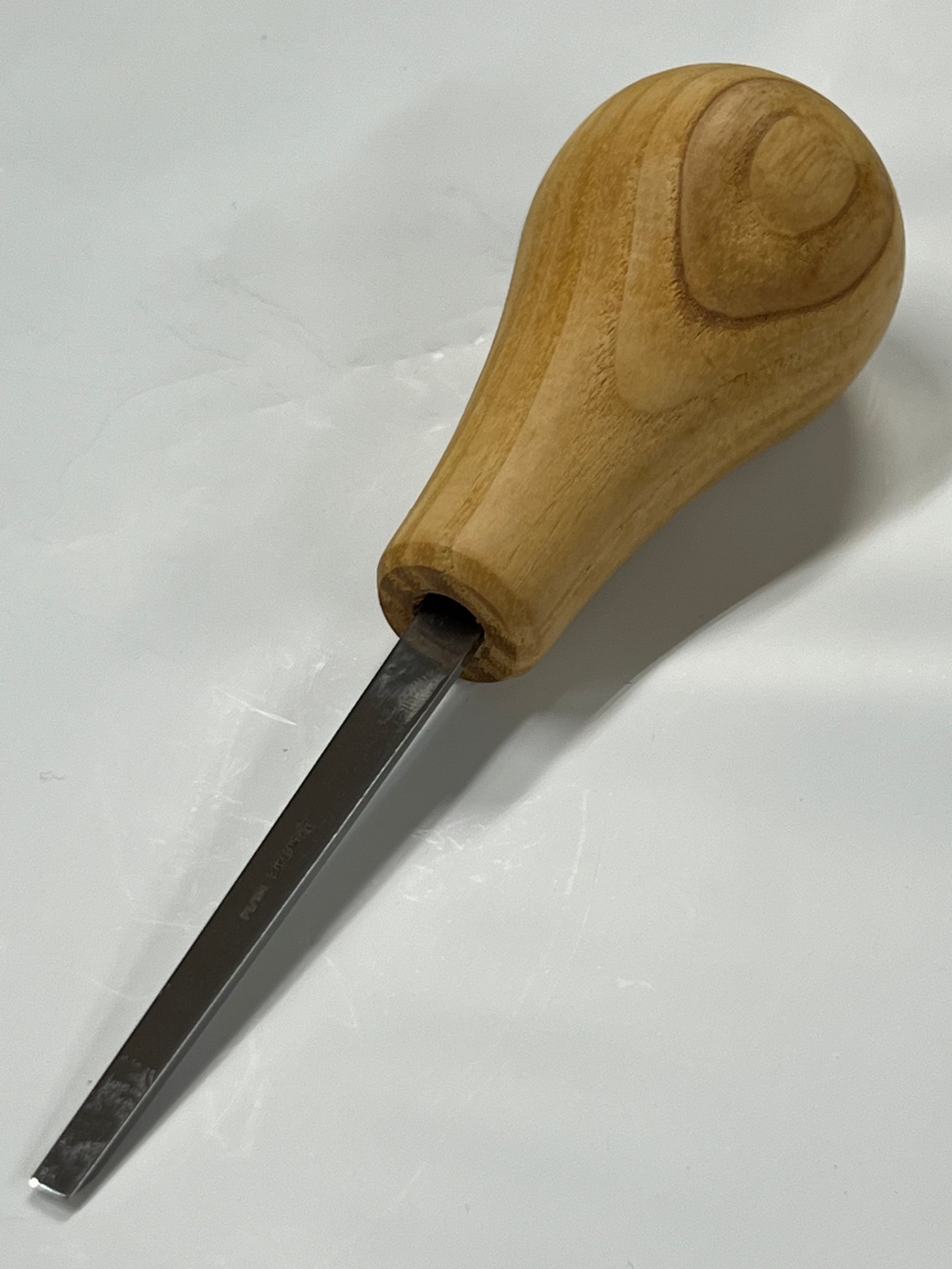 Stroppello per intaglio 75x4mm scalpello piatto dritto P1/04 con manico a pomello