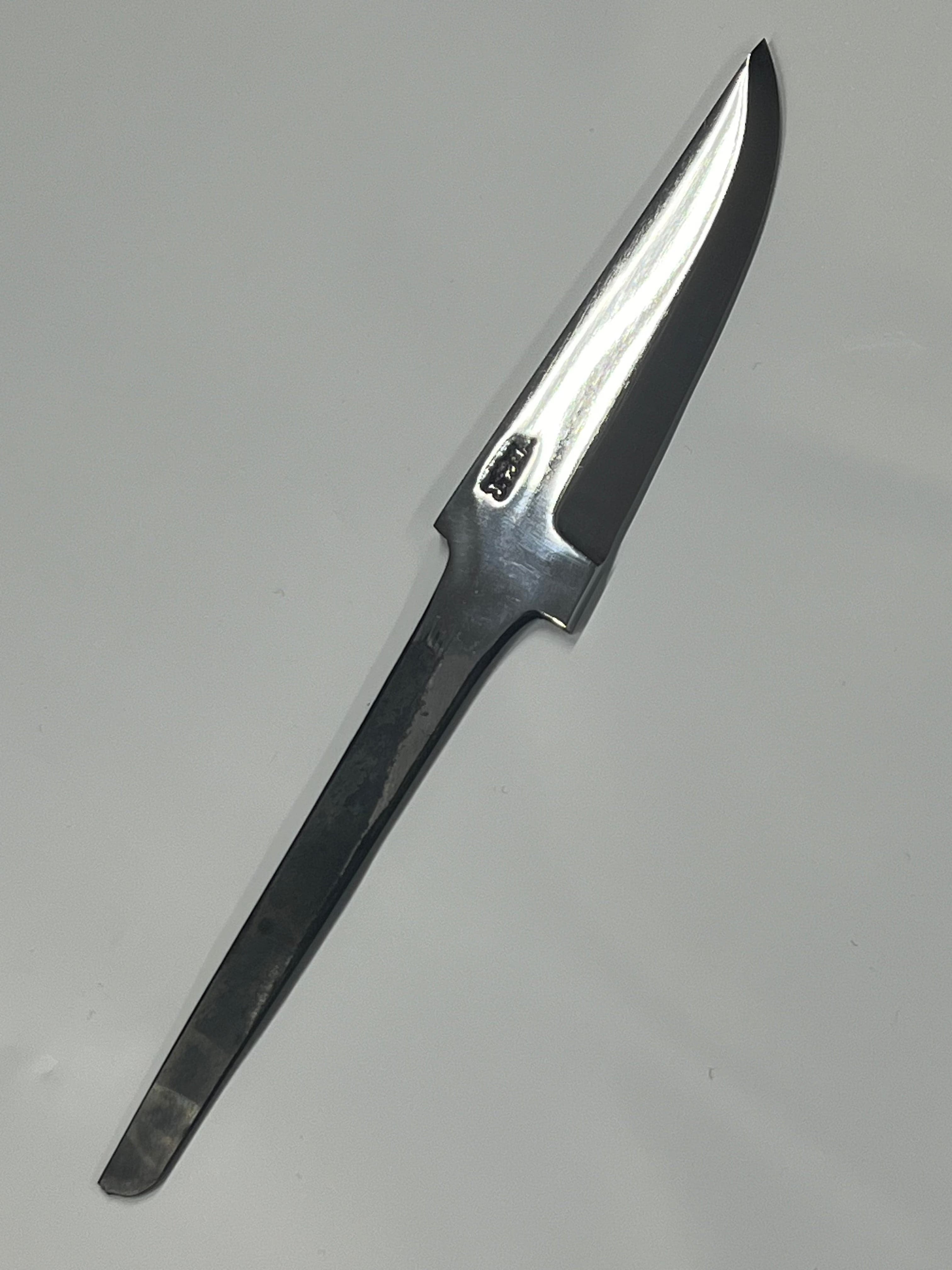 Lama di coltello forgiata a mano Frode Misund 85mm