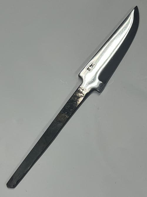 Lama per coltello forgiata a mano Frode Misund 95mm