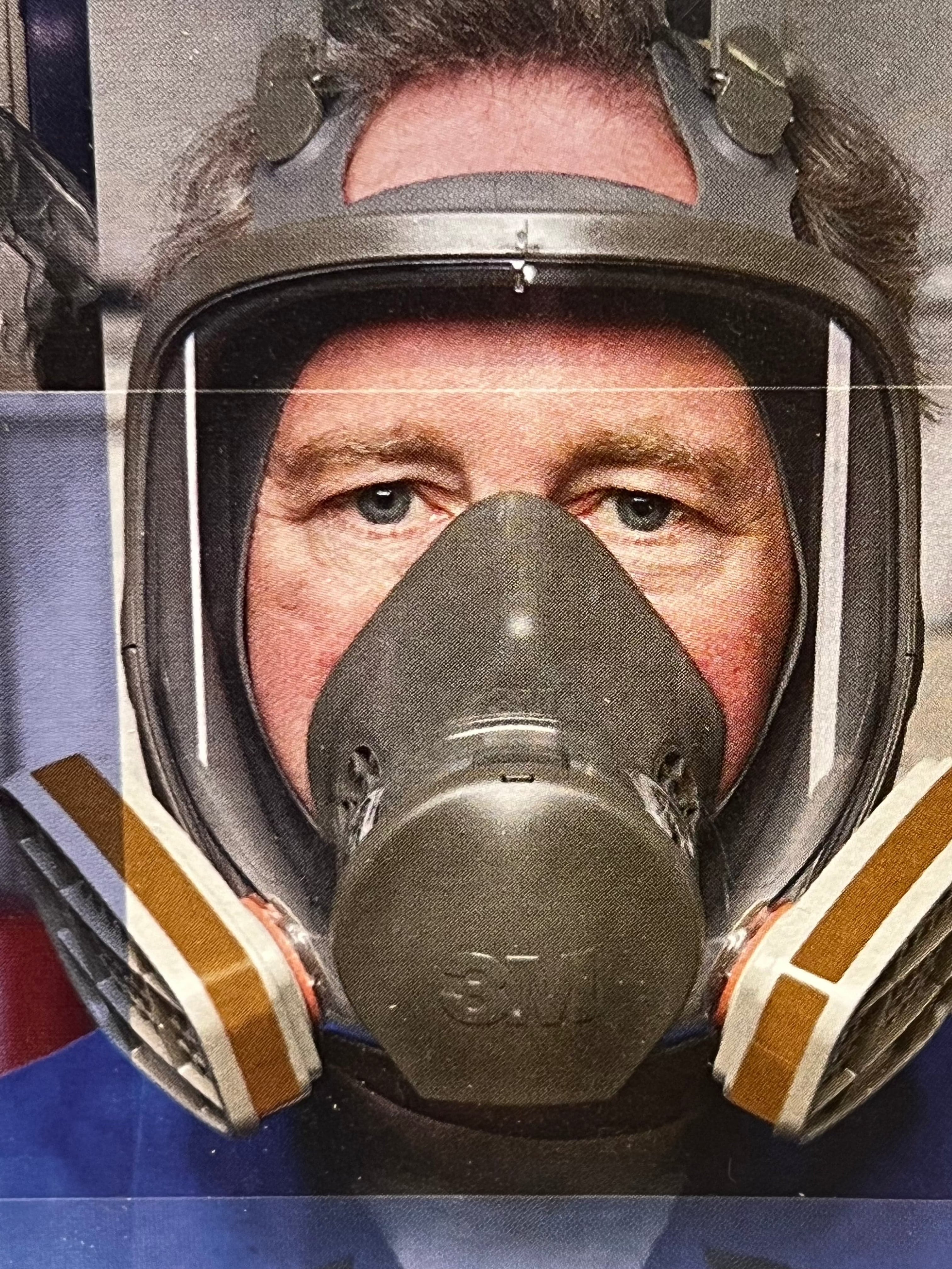 Maschera per polveri/vapori/gas - Maschera pieno facciale 3M™