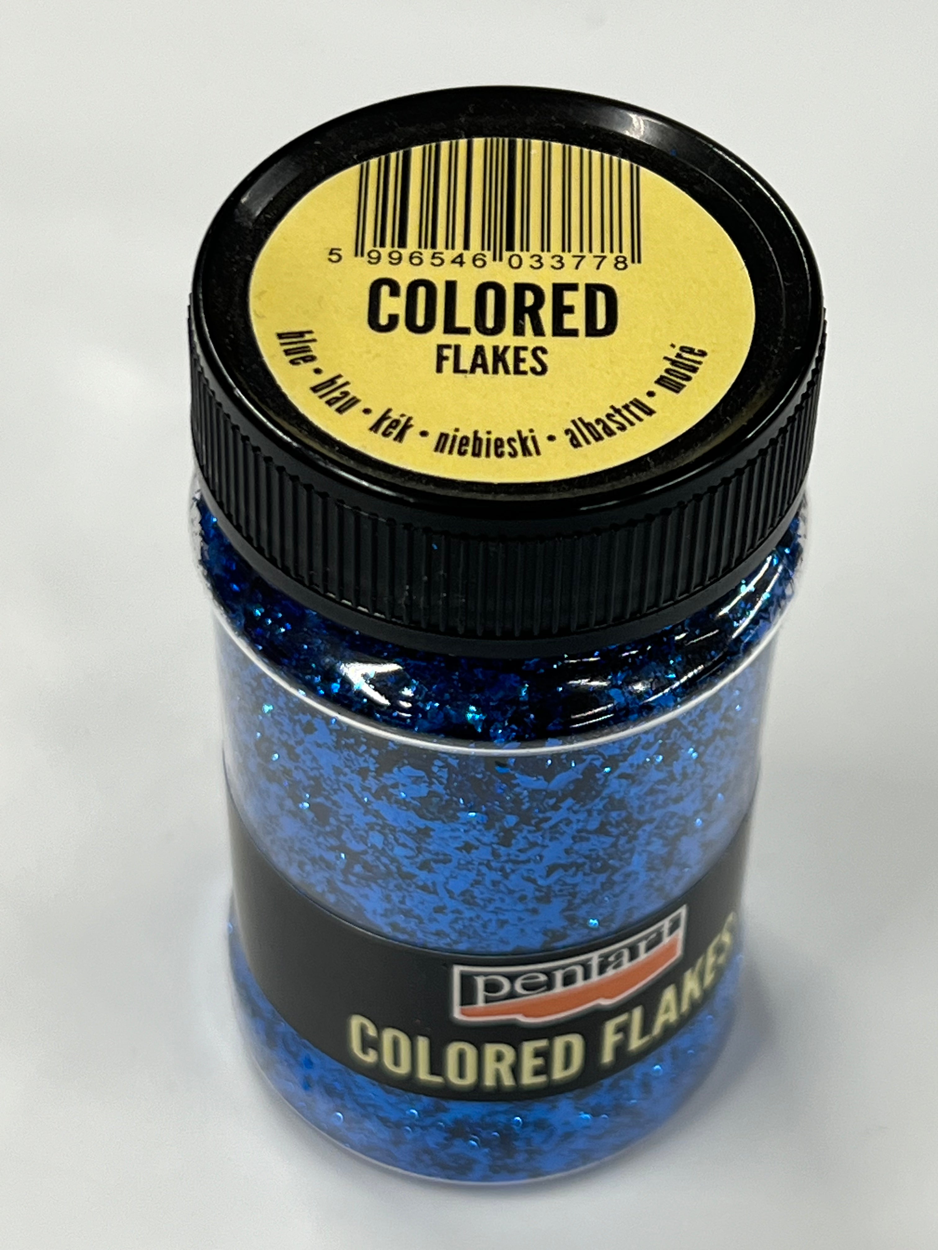 Scaglie colorate per glitter epossidico