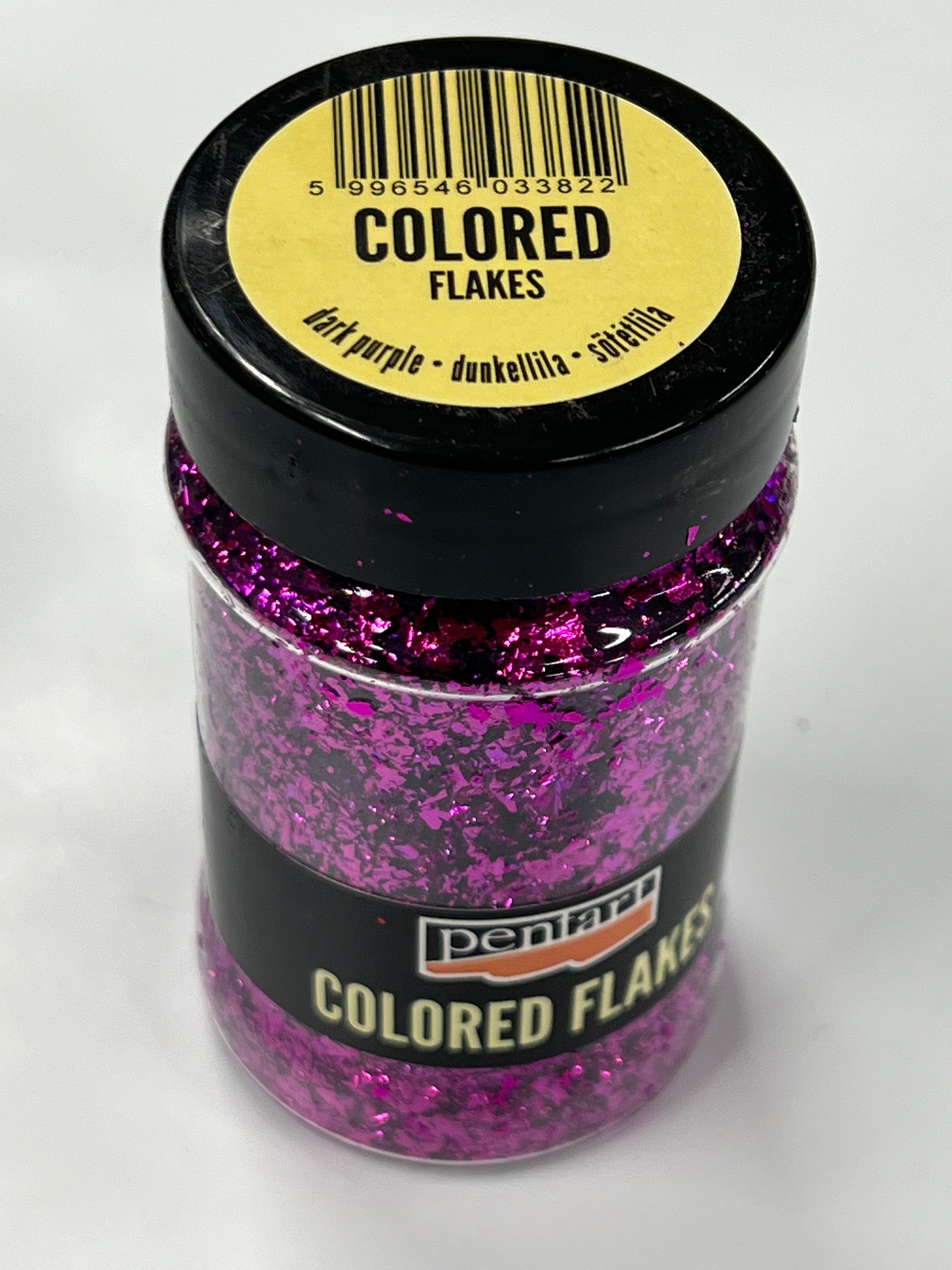 Scaglie colorate per glitter epossidico