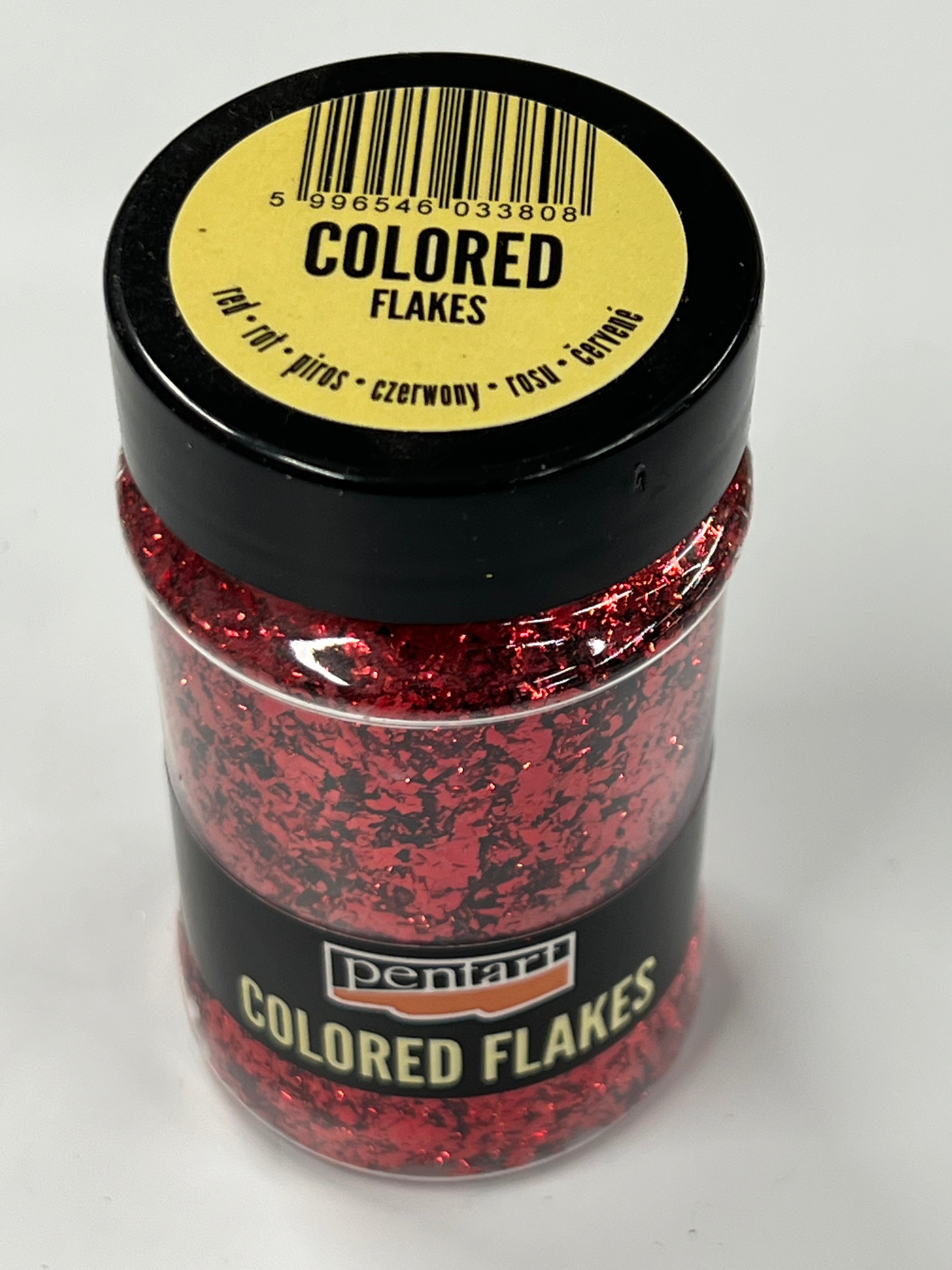 Scaglie colorate per glitter epossidico
