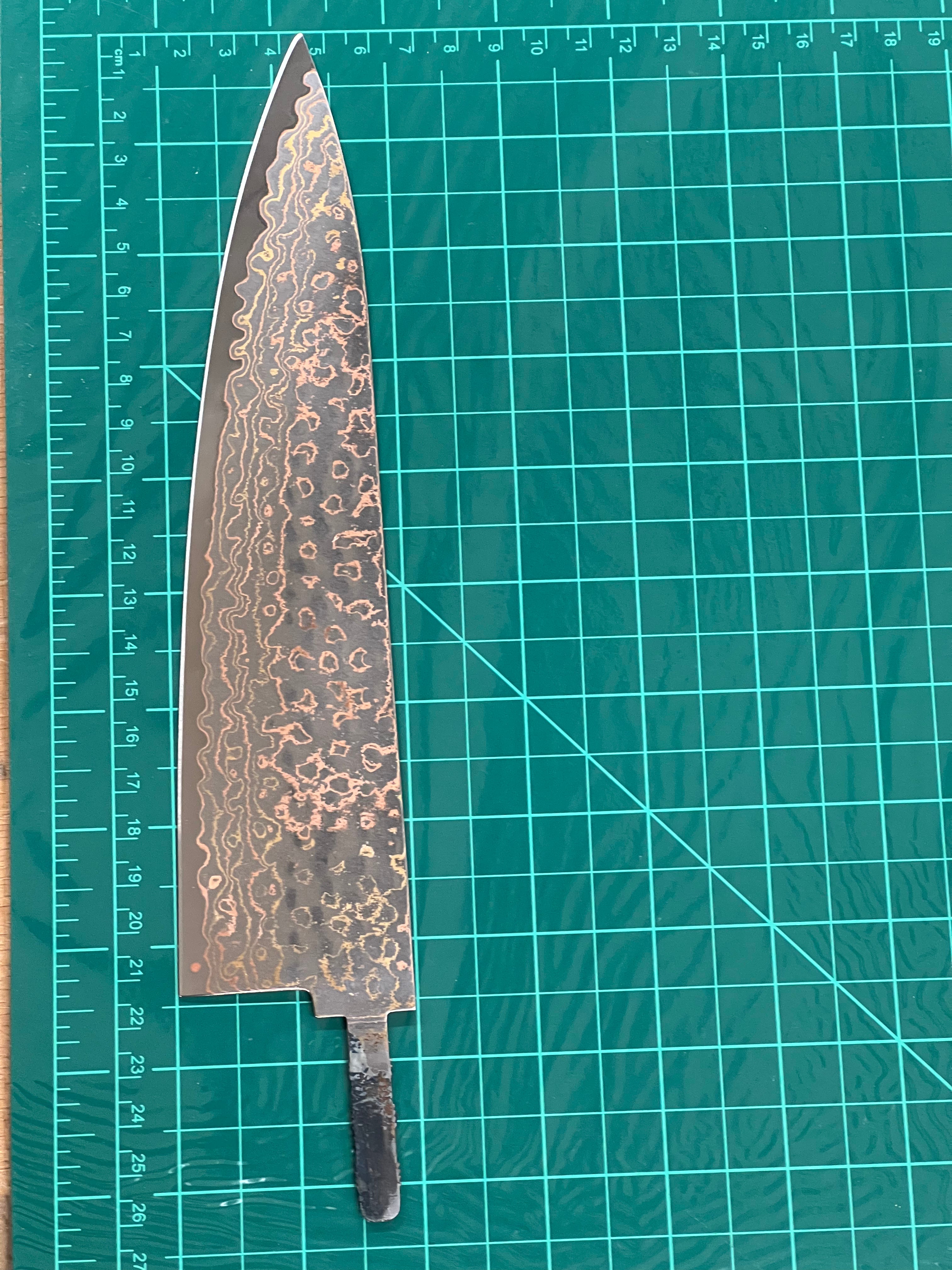 Coltello da chef 220mm Inossidabile Rame Damasco