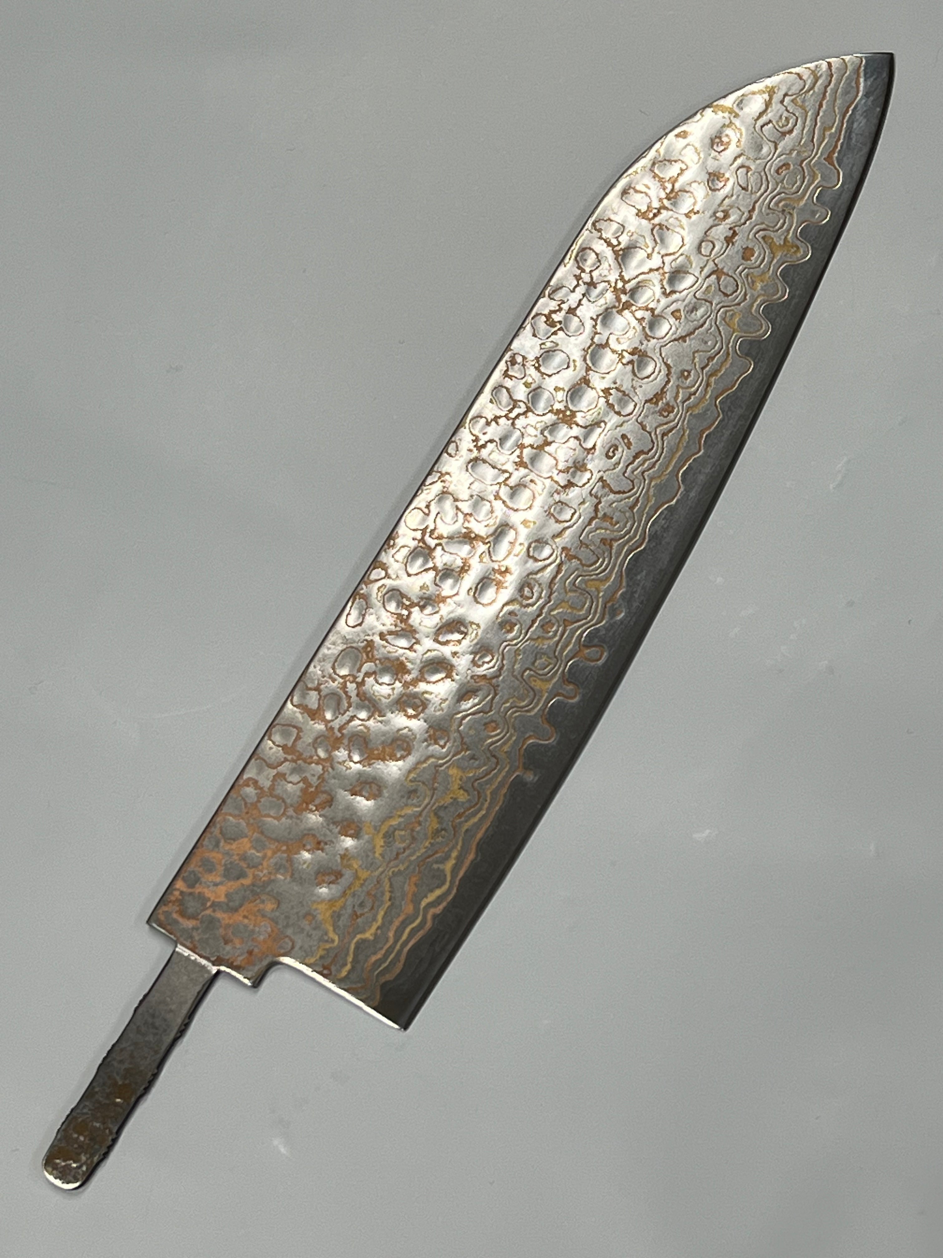 Santoku 200mm Acciaio inossidabile Damasco al rame