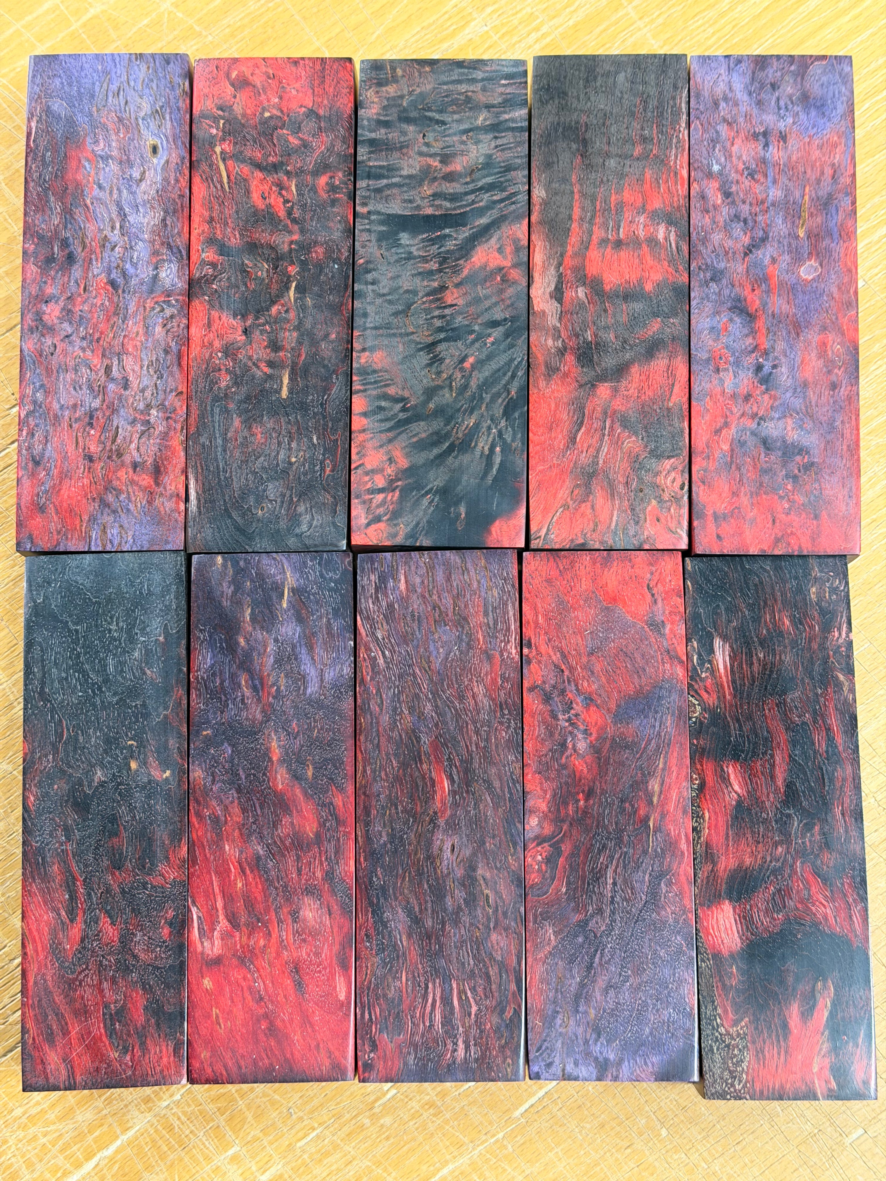 Betulla Kareliana Masur Rosso-Nero (Stabilizzato)