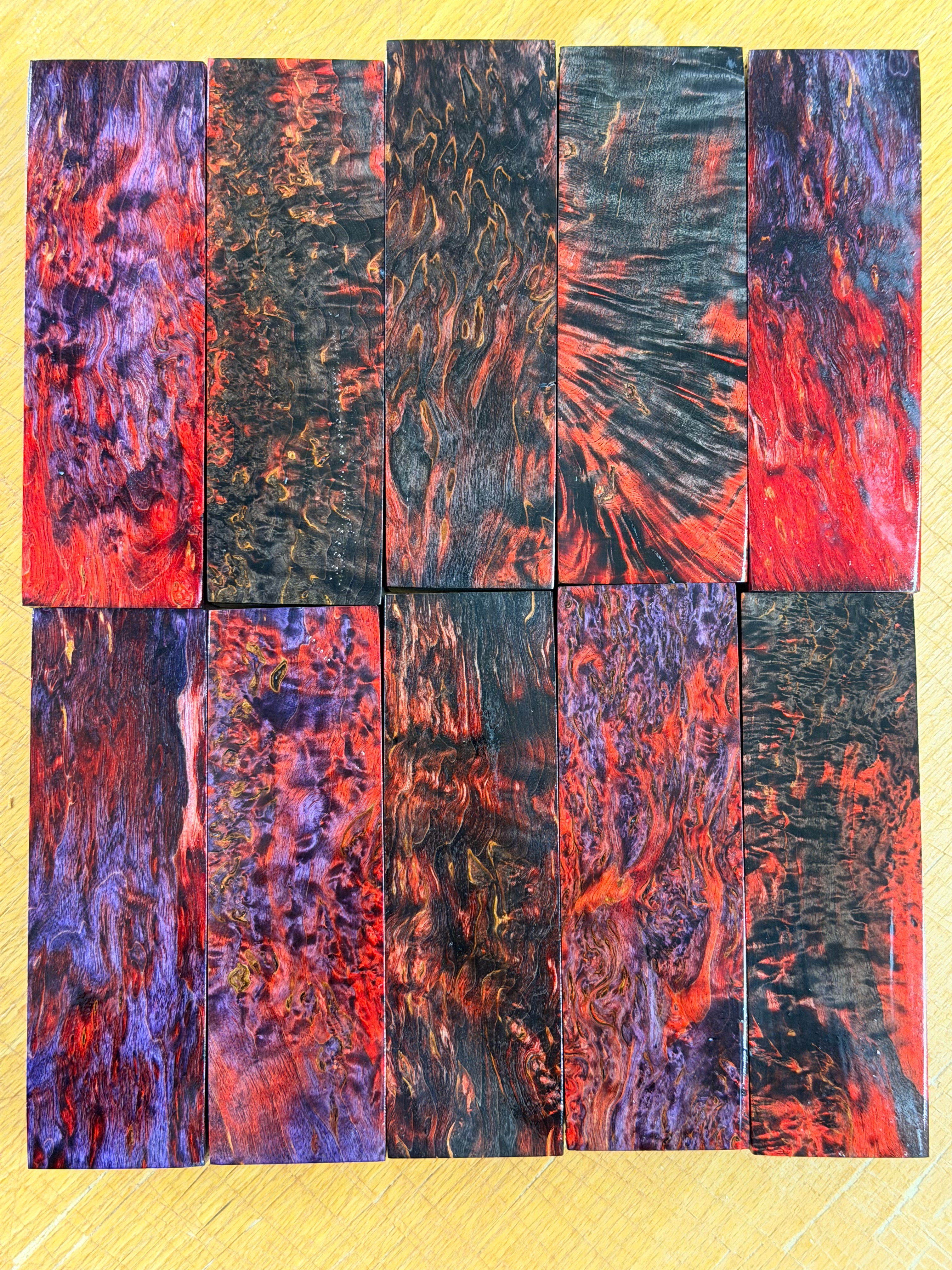 Betulla Kareliana Masur Rosso-Nero (Stabilizzato)
