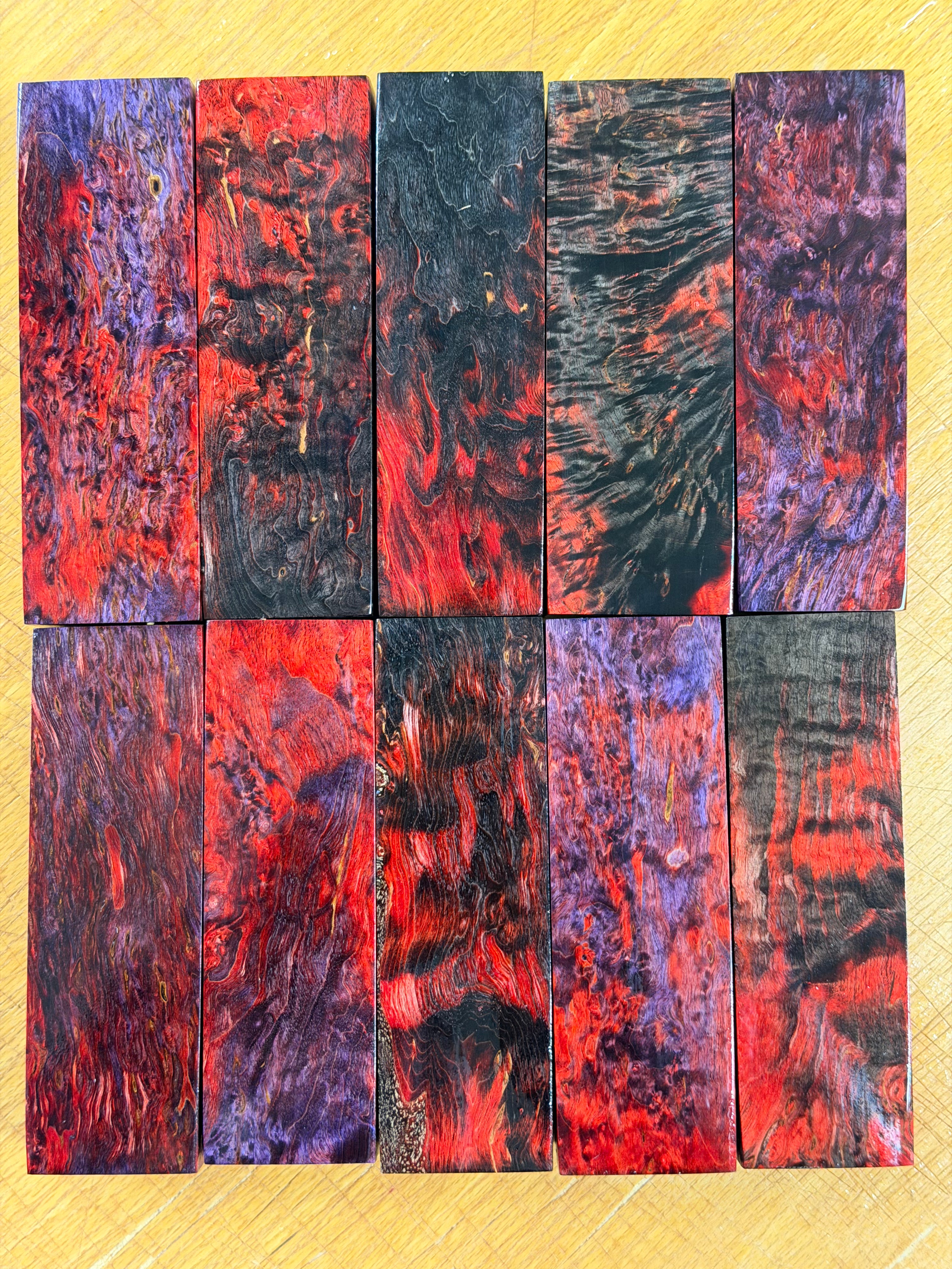 Betulla Kareliana Masur Rosso-Nero (Stabilizzato)
