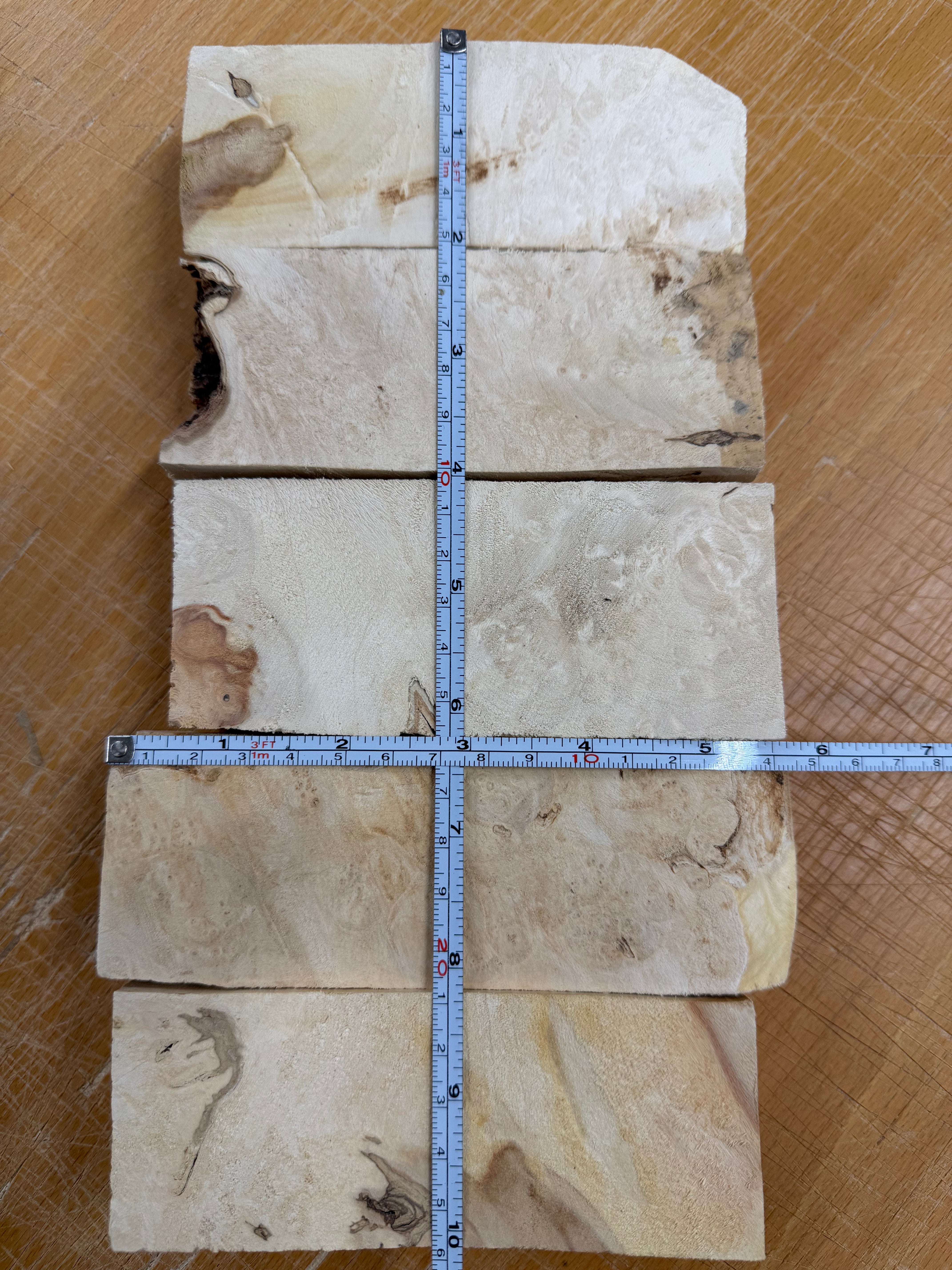 Sgrosso per manico in acero americano 5 pezzi - BEP5-104