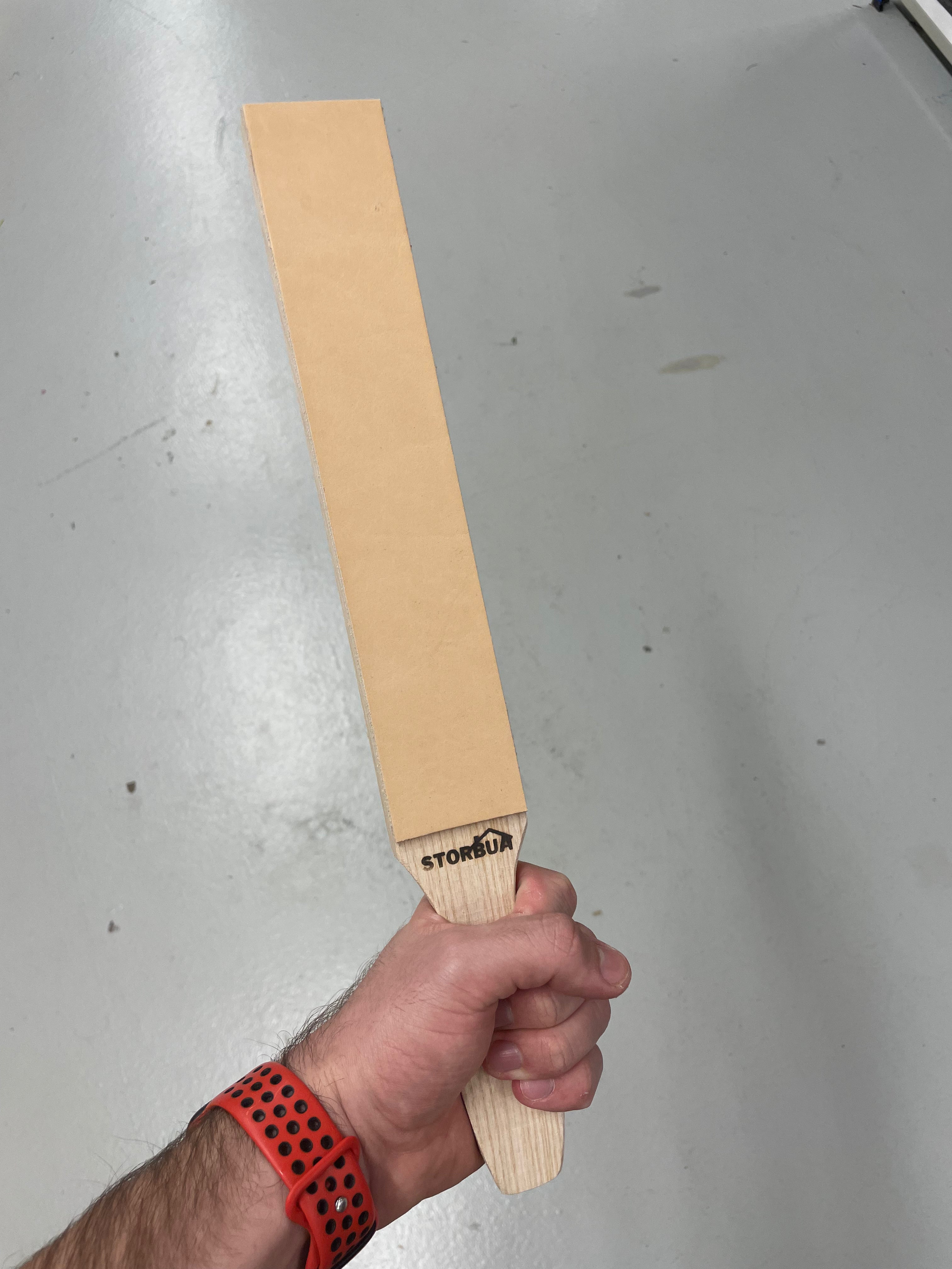 Cinghia in pelle fatta a mano grande 390x50mm