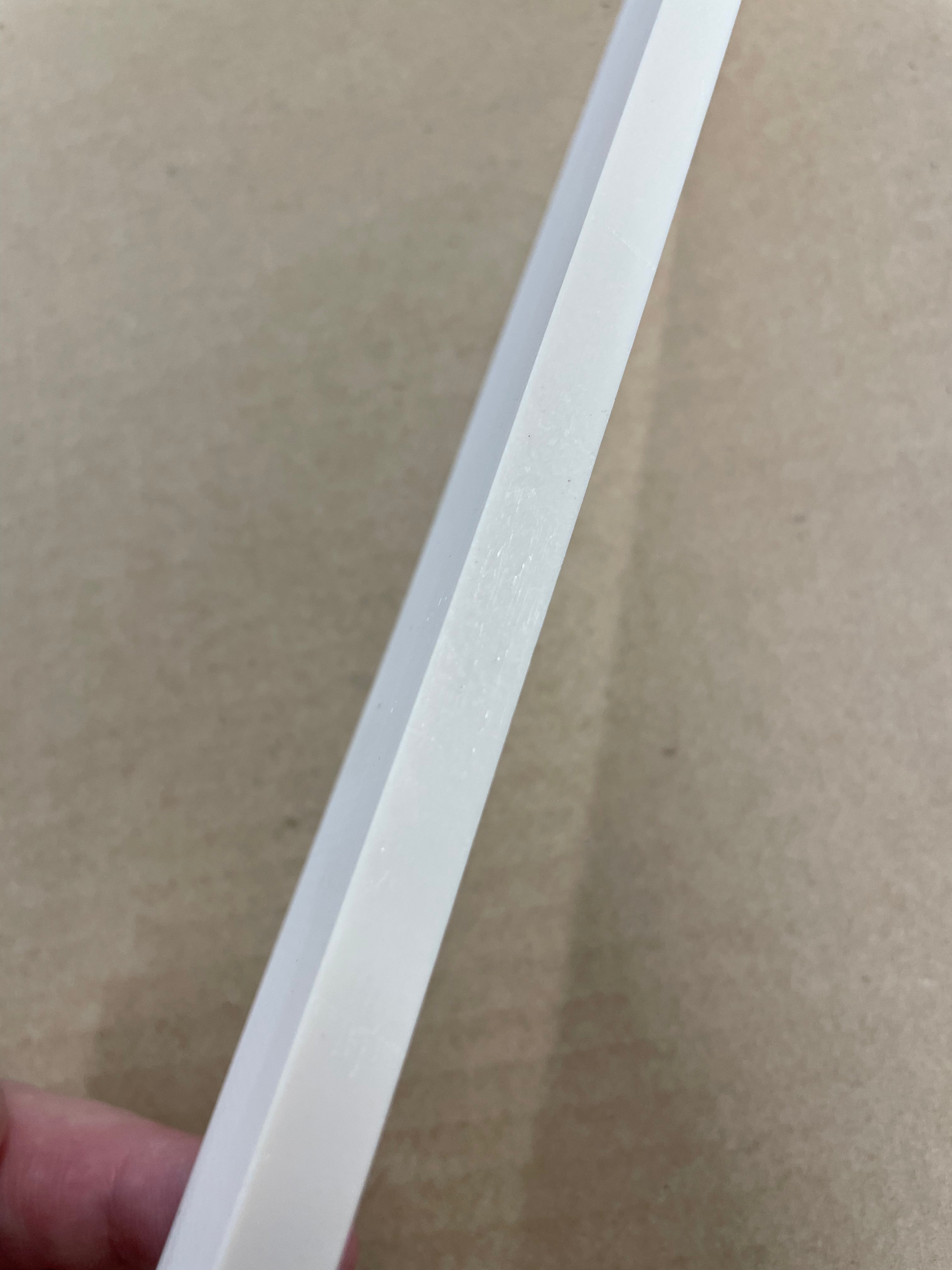 Elforyn - Colore avorio (Ivory) - Lastra 8x50x305mm