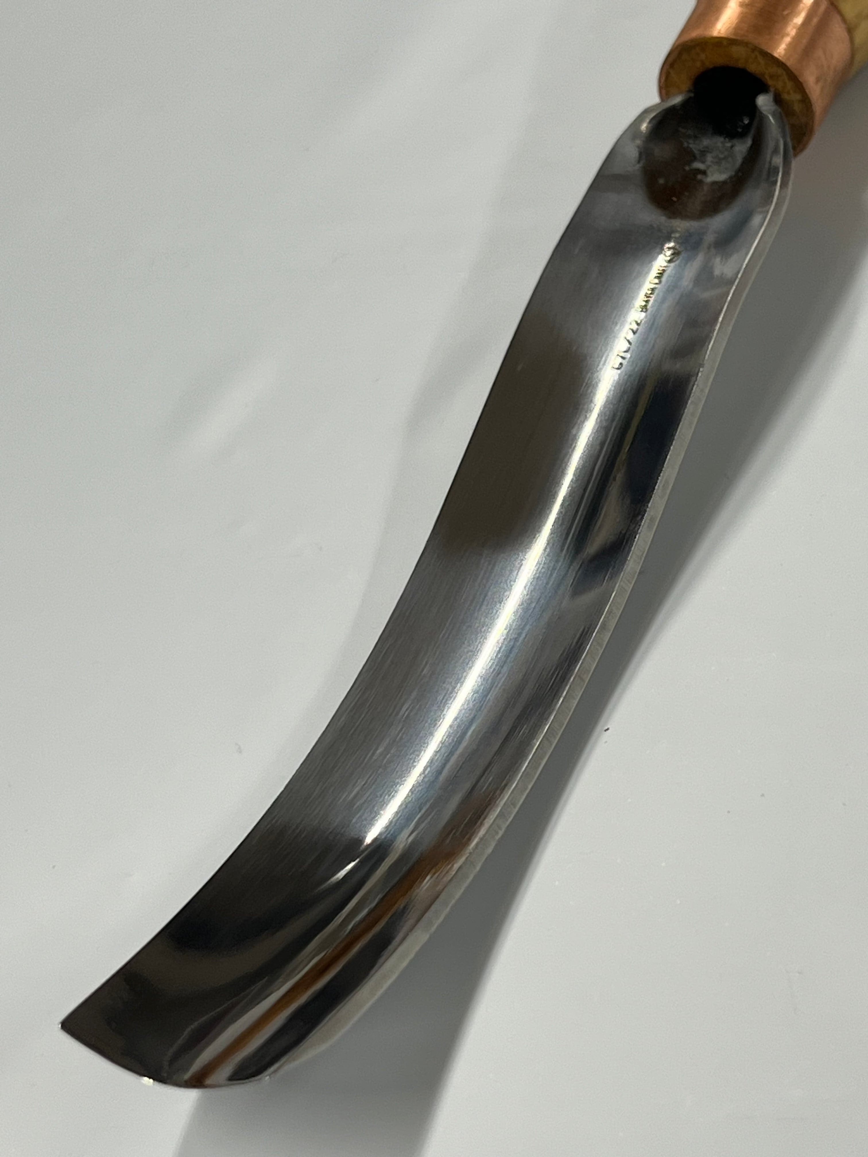 Scalpello per intaglio 130x22mm sgorbia curva