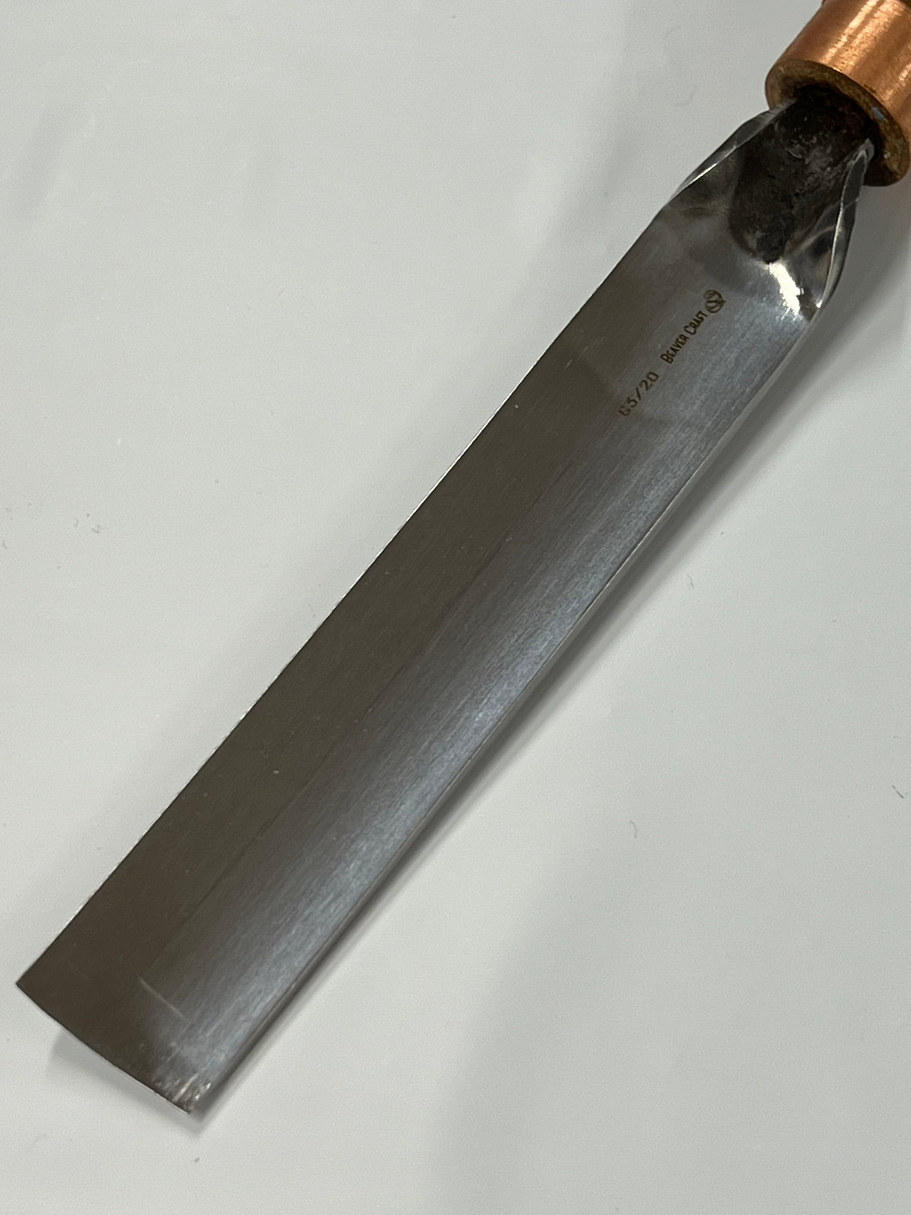 Strocca per intaglio 130x20mm sgorbia dritta