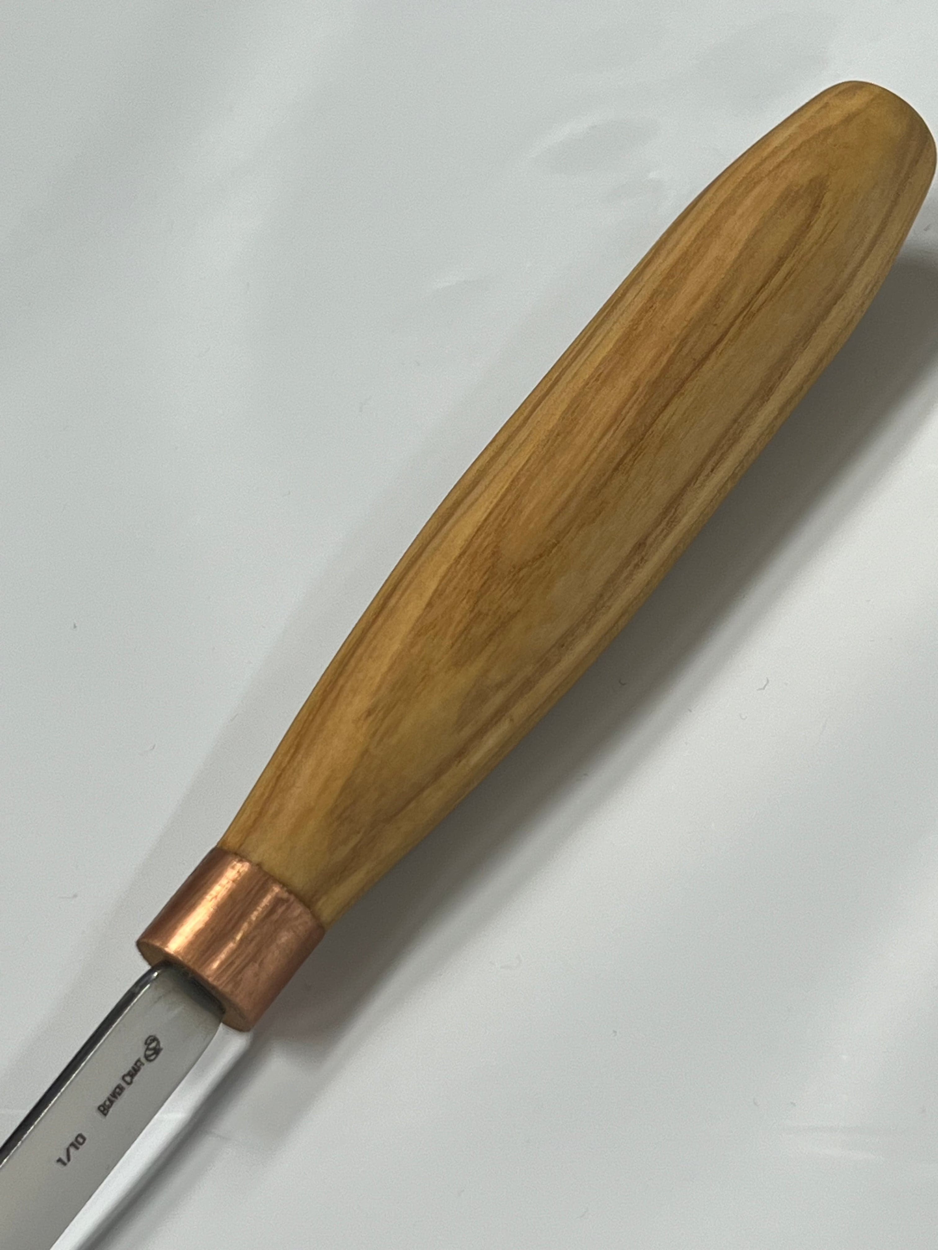 Scalpello per intaglio 80x10mm scalpello piatto dritto K1/10