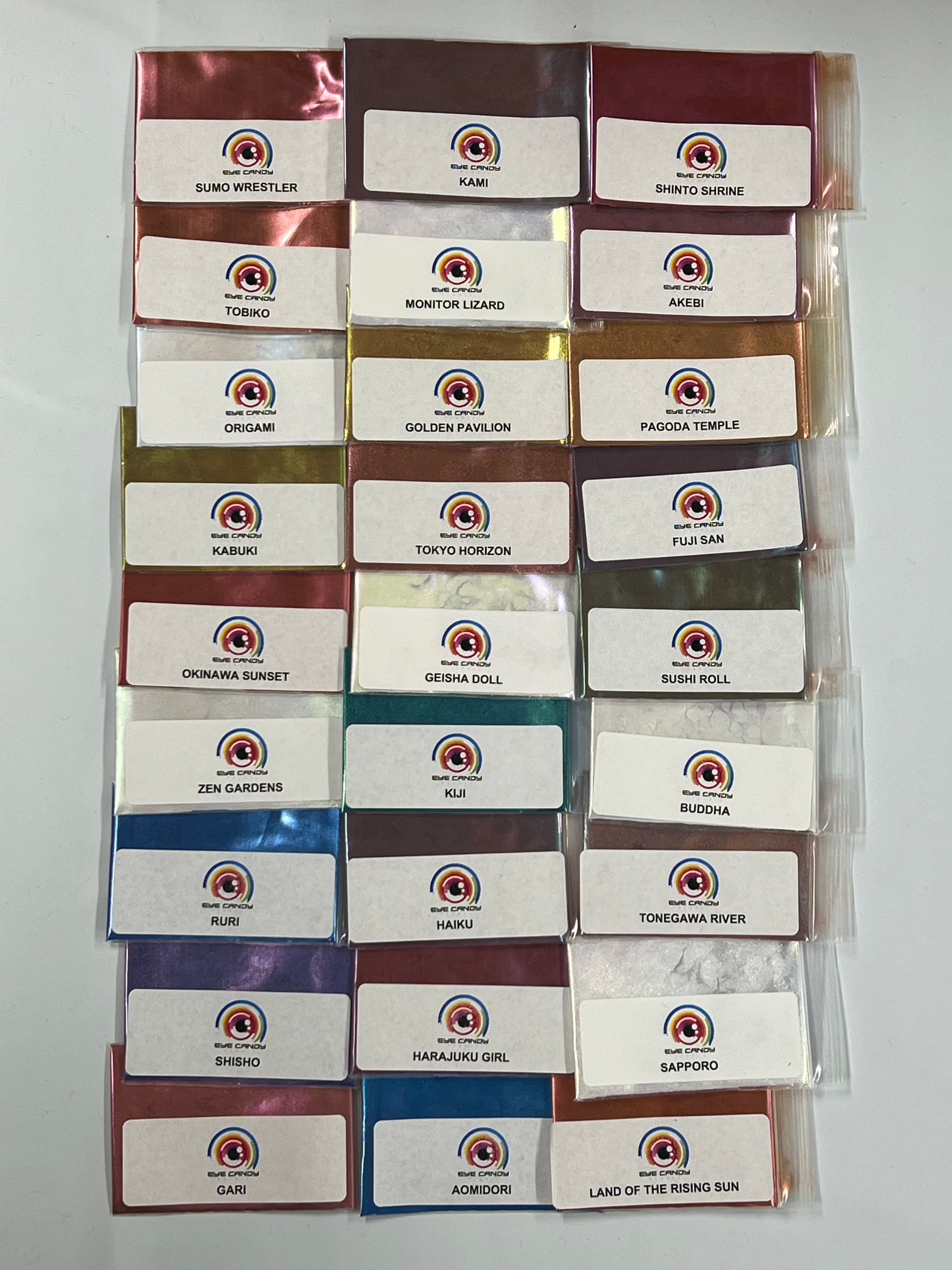 Set di campioni Colorshift 27 Colori - Eye Candy Pigments