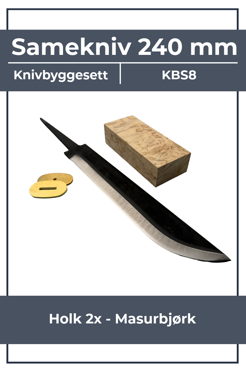 Kit per la costruzione di coltelli KBS8 - Coltello Sami da 240mm