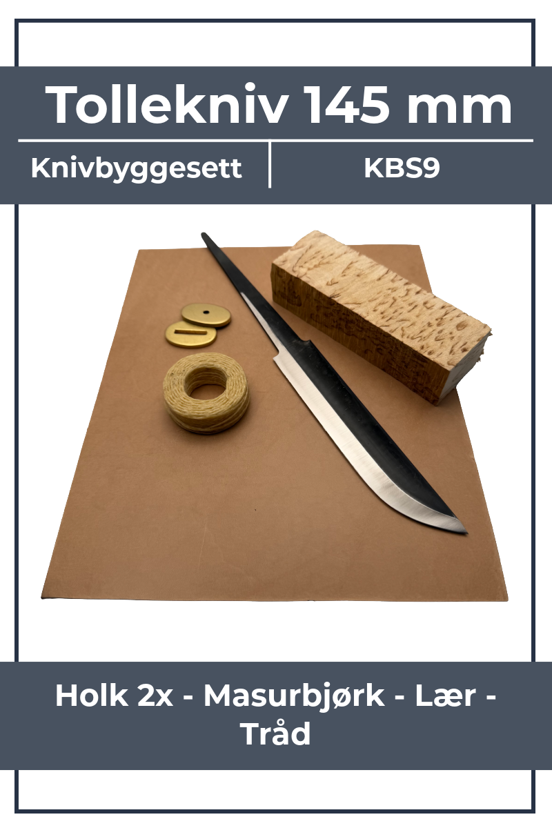 Kit per la costruzione di coltelli KBS9 - Coltello Tollekniv da 145 mm