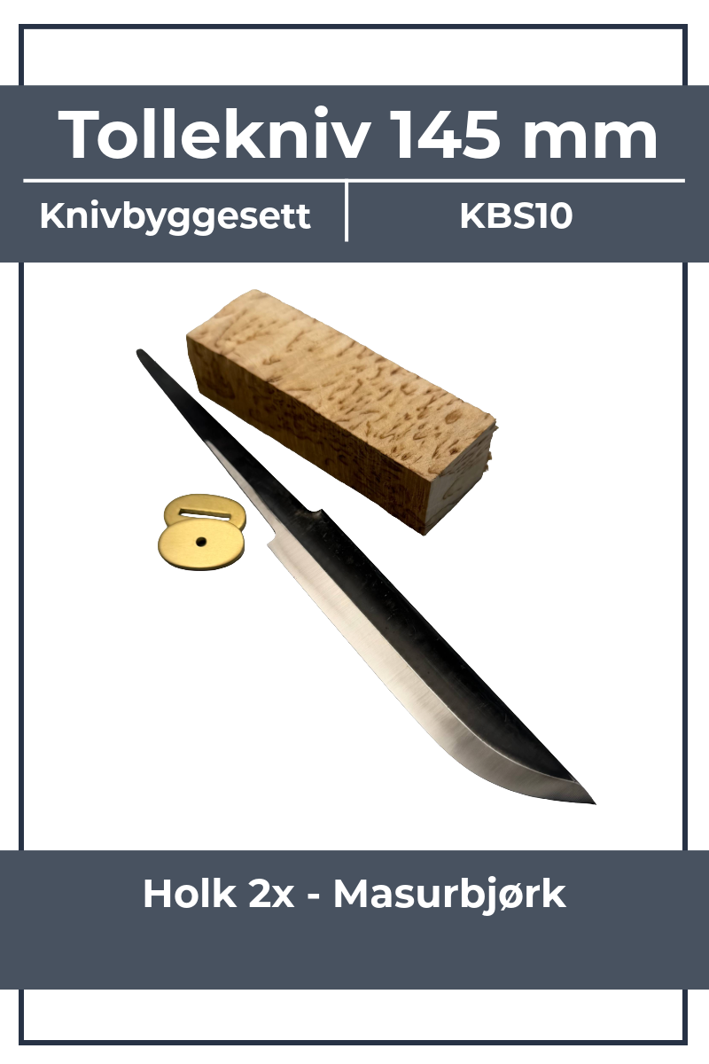 Kit per la costruzione di coltelli KBS10 - Coltello Tollekniv da 145 mm