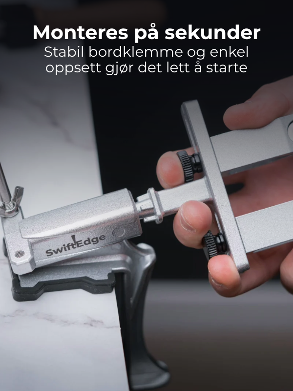 SwiftEdge Cross: Sistema di affilatura con angolo regolabile e pietre diamantate