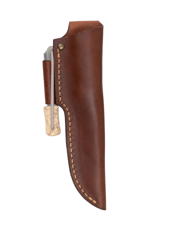 Fodero per coltello n. 10 Casström con supporto per acciarino