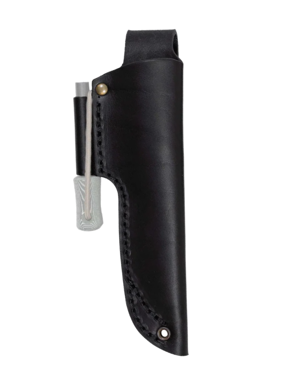 Fodero per coltello n. 10 Casström con supporto per acciarino