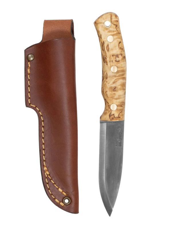 Coltello Casstrom No. 10 SFK con fodero in cuoio e cordino in cuoio