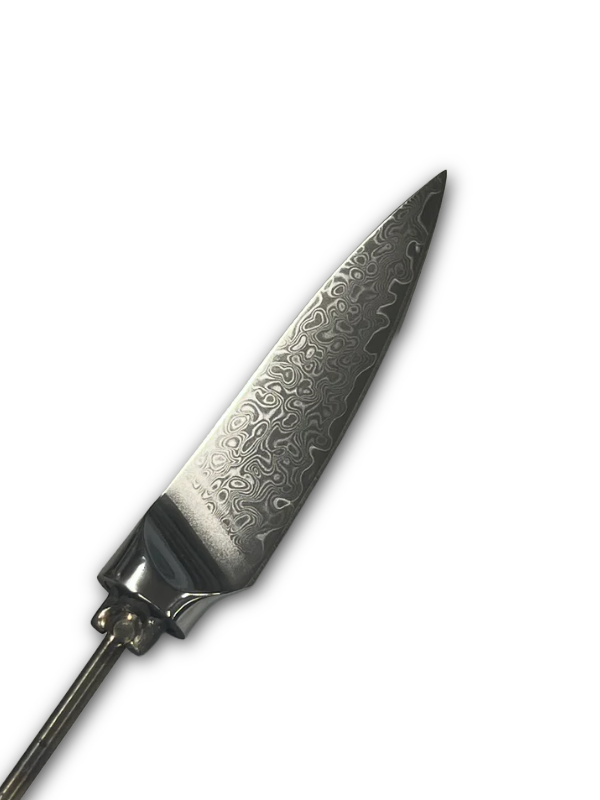 Lama per coltello da frutta/cucina 3.5" (89mm) - Lama per coltello da cucina in damasco VG10