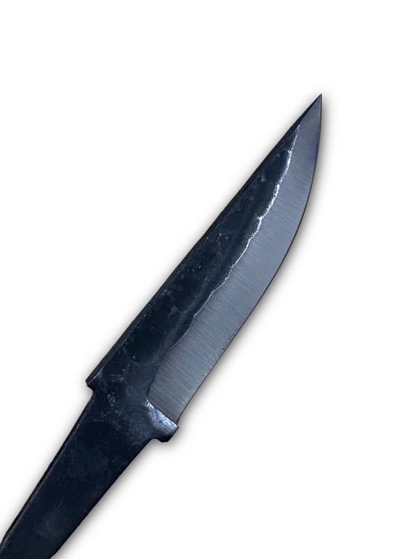 Lama per coltello martellata da 75 mm