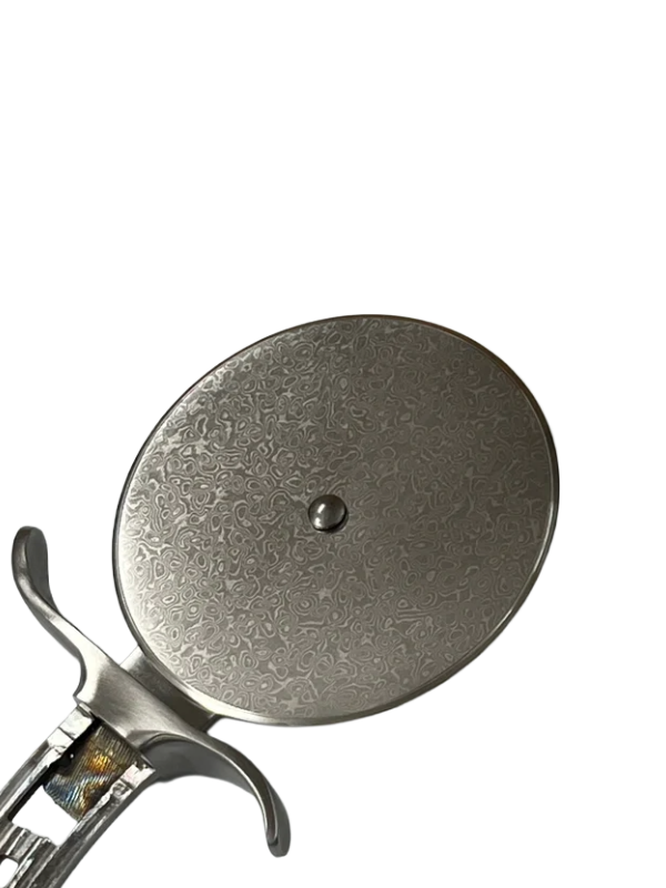 Rotella tagliapizza - Damasco VG10 a codolo pieno con bolster anteriore e posteriore