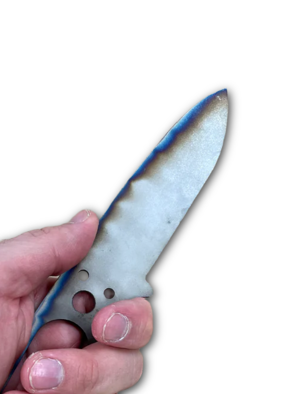 Lama di coltello in acciaio inossidabile temperato non affilata (AEBL)