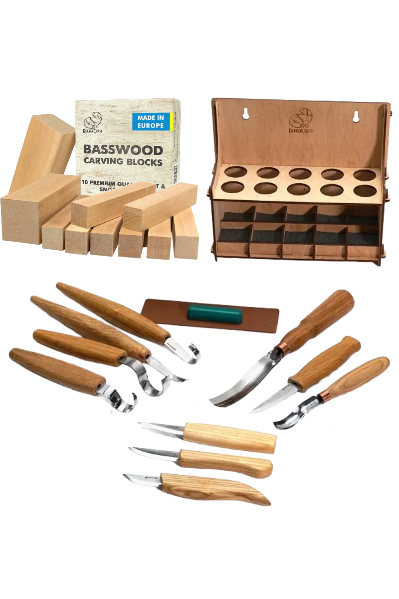 Set iniziale intaglio del legno Pro