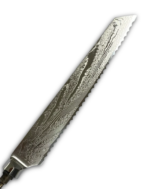 Lama per coltello da pane - Coltello da chef damascato AUS10