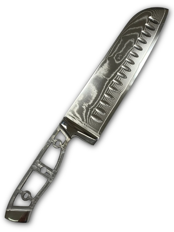 Santoku - Coltello da chef damasco VG10 FT1-M