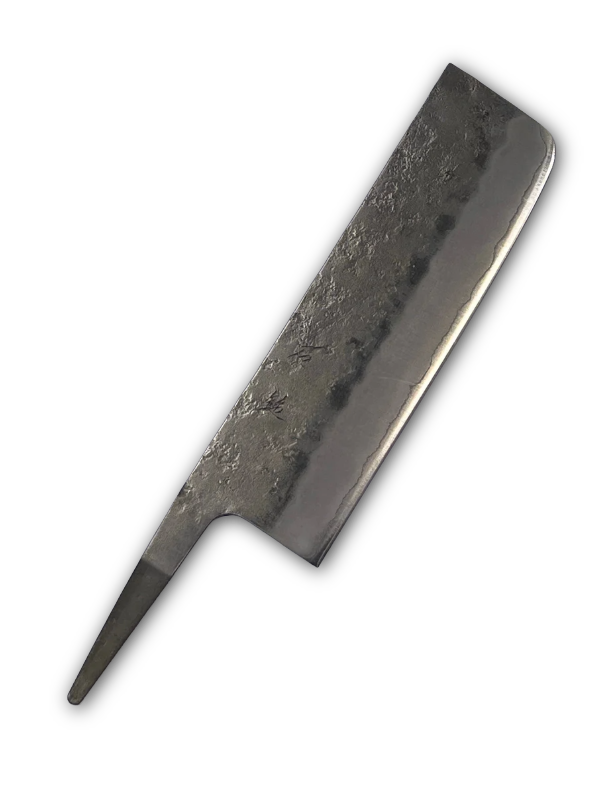 Lama per coltello Nakiri 165 Silver3 forgiata a mano in Giappone