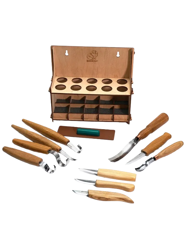 Set intaglio legno S53 Beaver Craft