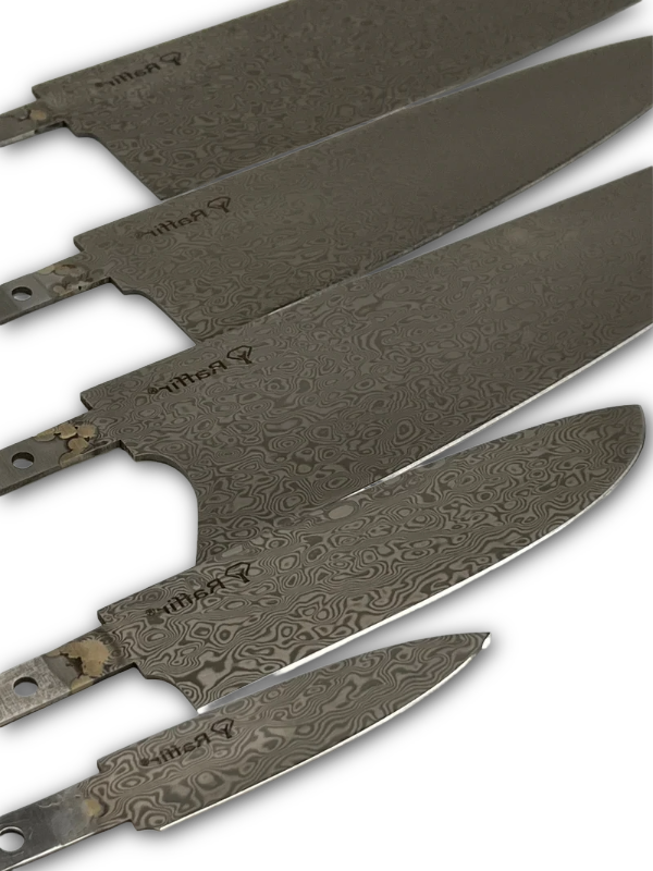 Coltello da cucina scandinavo in damasco