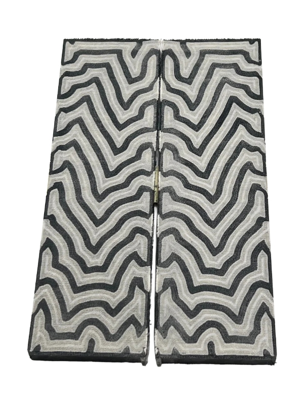 Micarta Damasco (set di 2 piastre)
