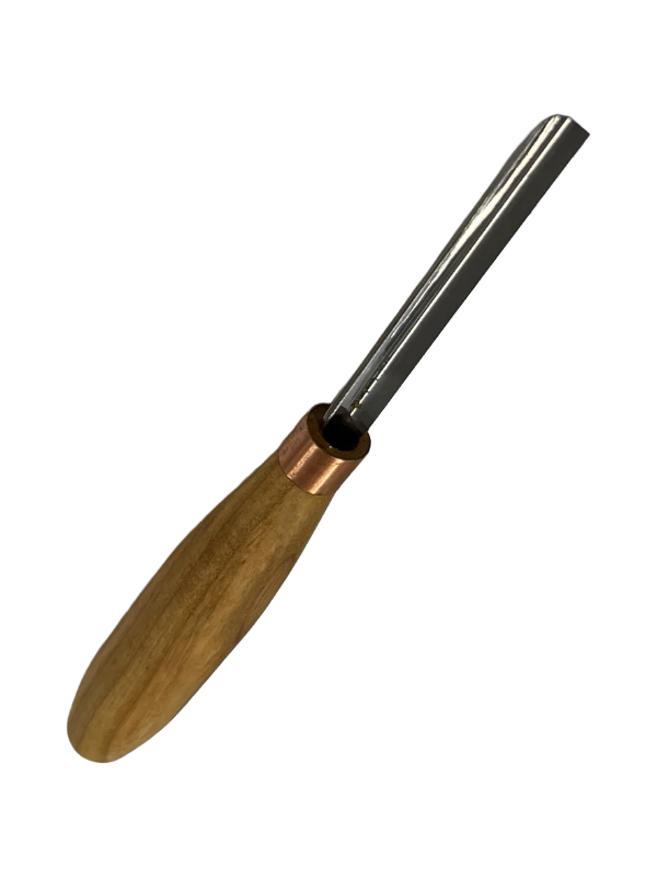 Sgorbia da intaglio 80x8mm scalpello dritto arrotondato K8/08