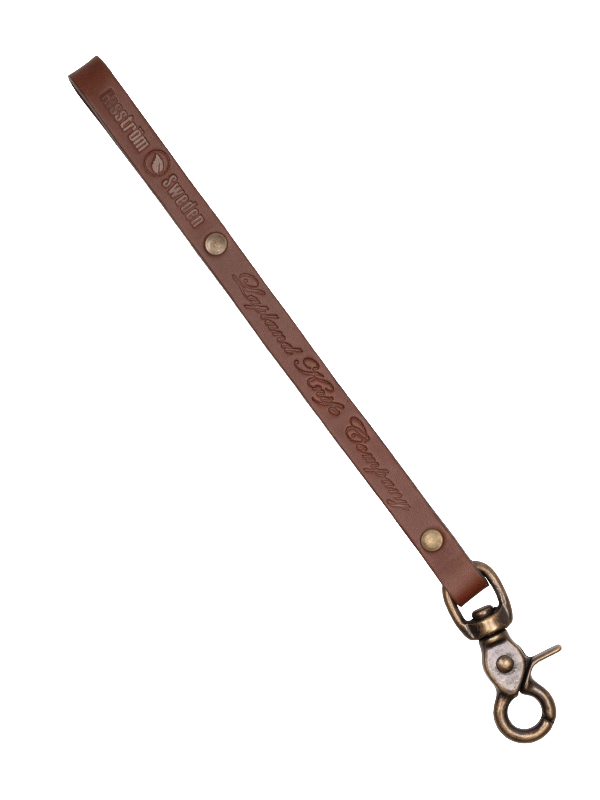 Cinghia in cuoio Casström con fibbia in ottone, Cognac