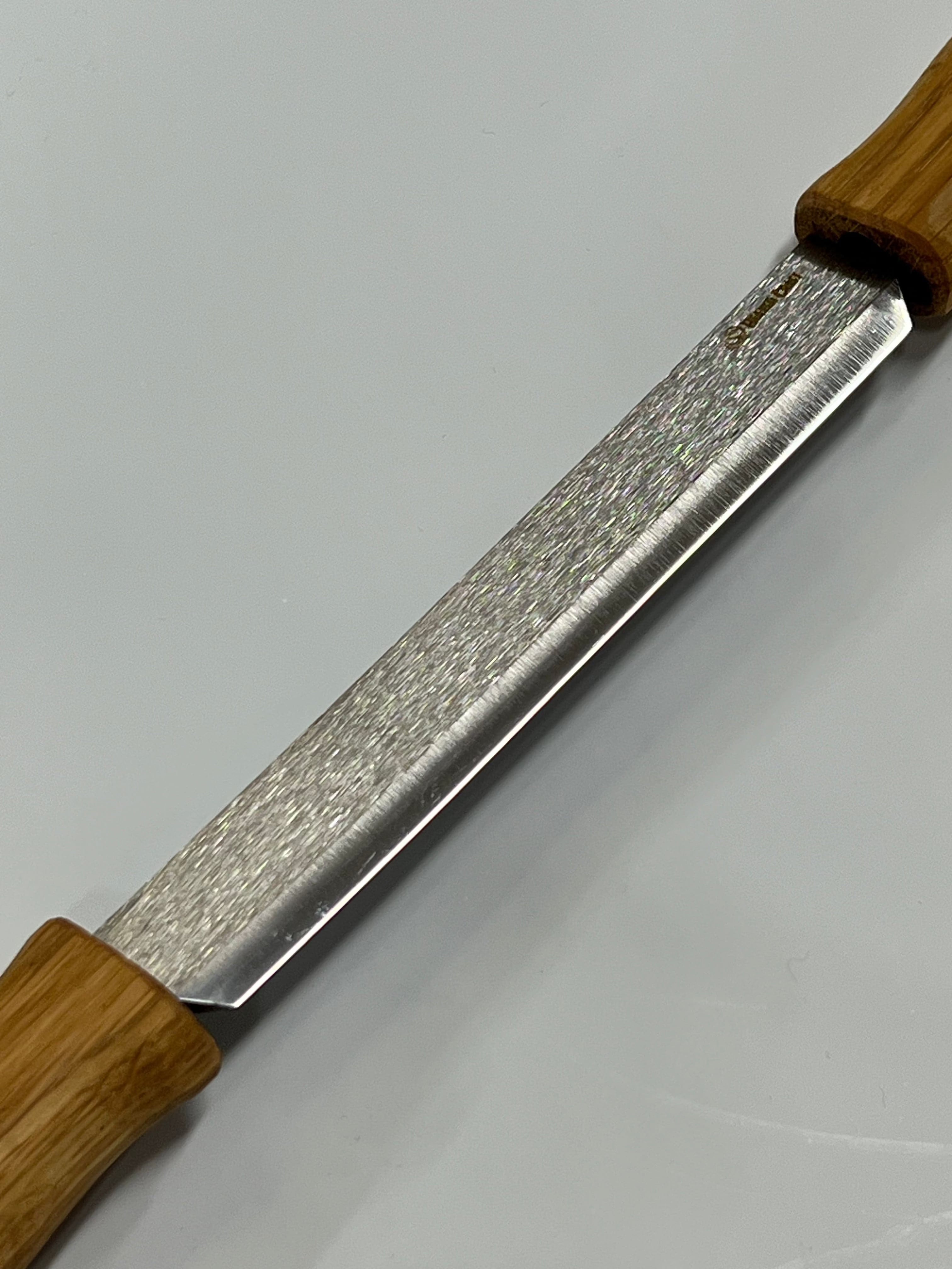 Coltello da intaglio 120mm incl. fodero in cuoio (DK1S)