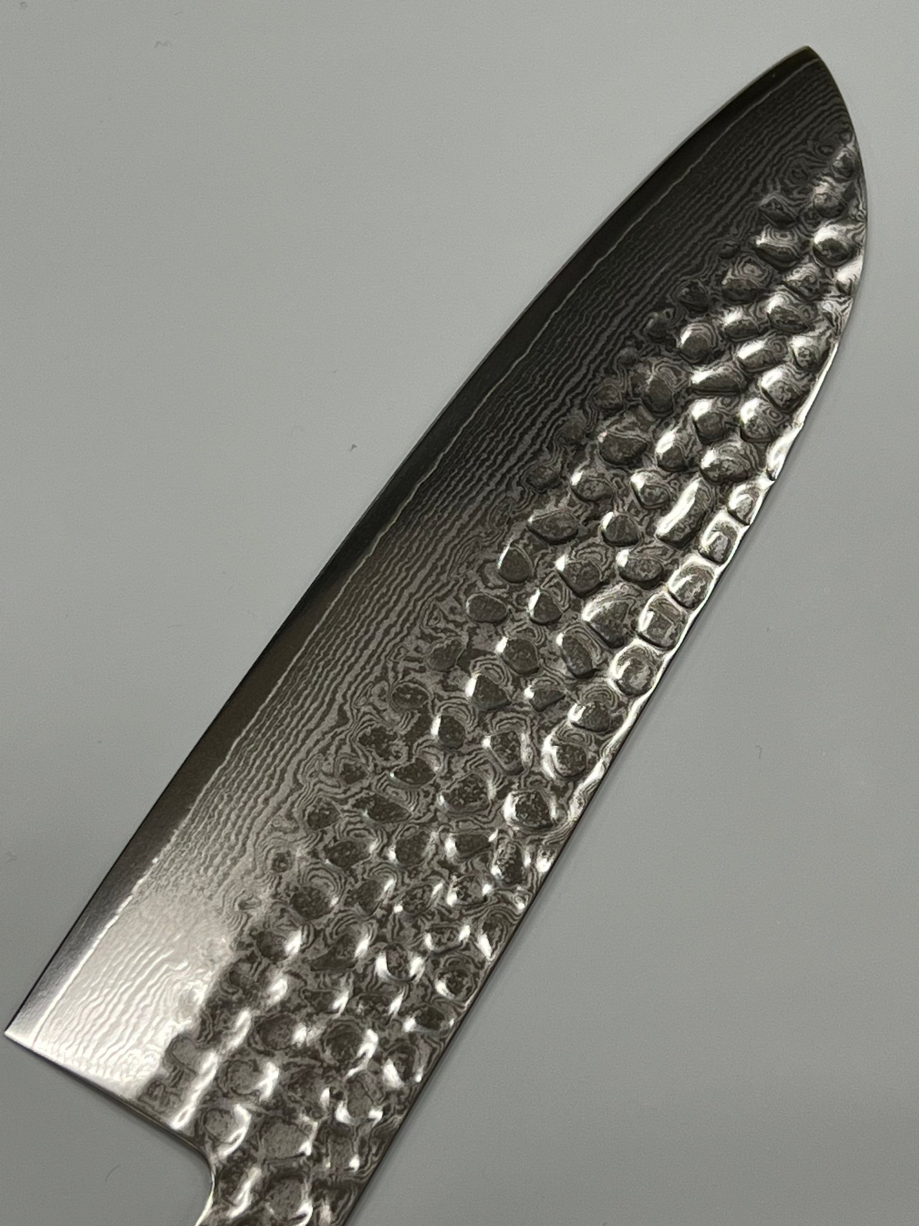 Lama per coltello Santoku 170 VG10 forgiata a mano giapponese